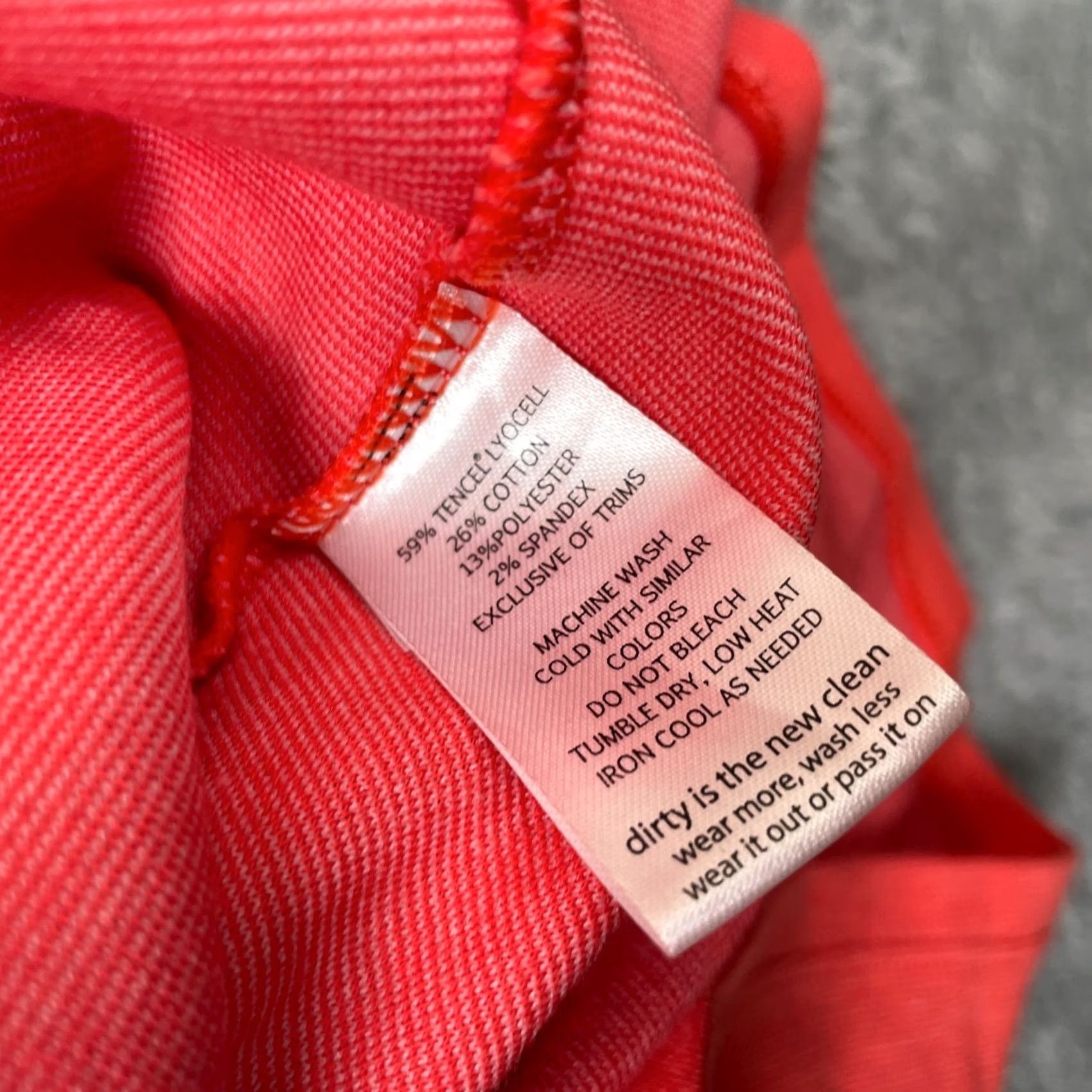 Toad&Co VINTAGE Toad&Co Dress Womens Small Red Shift Cotton Stretch Scoop Neck Cap Sleeve Size S / US 4 / IT 40 - 4 Thumbnail