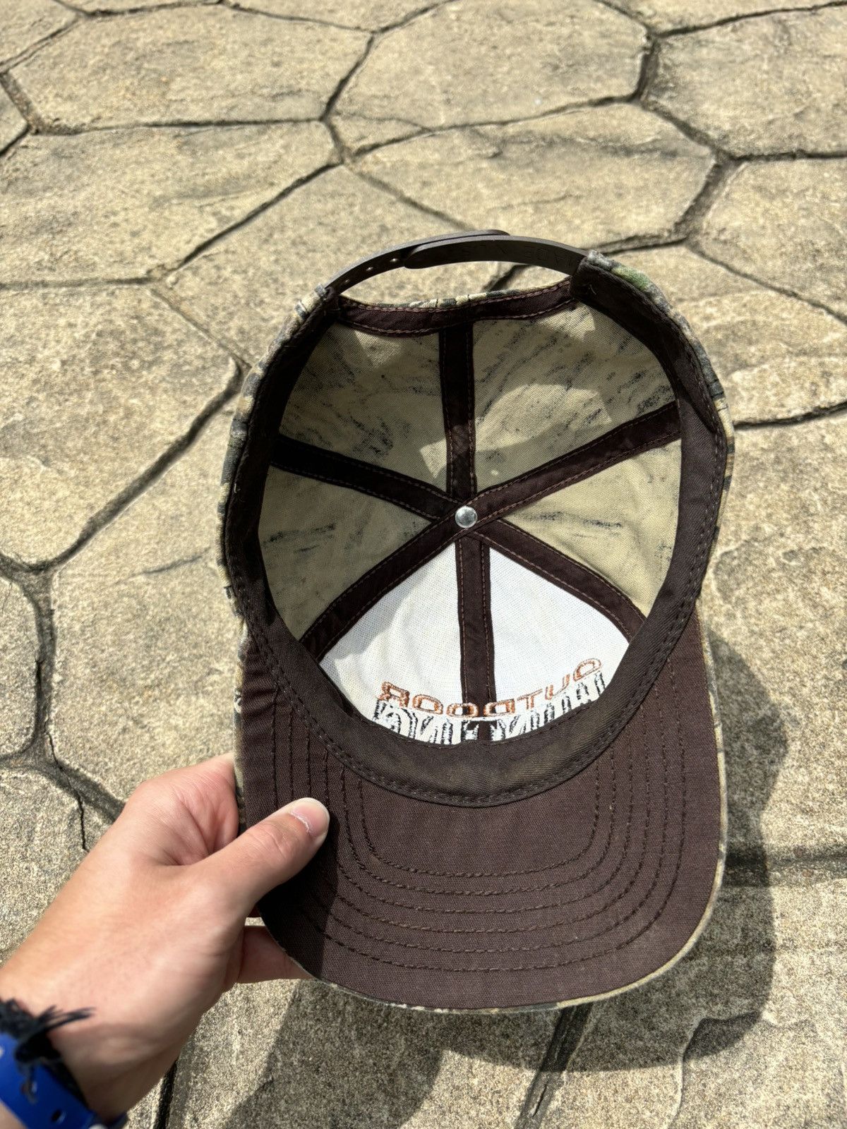 Vintage Y2K Outdoor Hunting Camo All Over Print Snapback Hat Size ONE SIZE - 4 Thumbnail