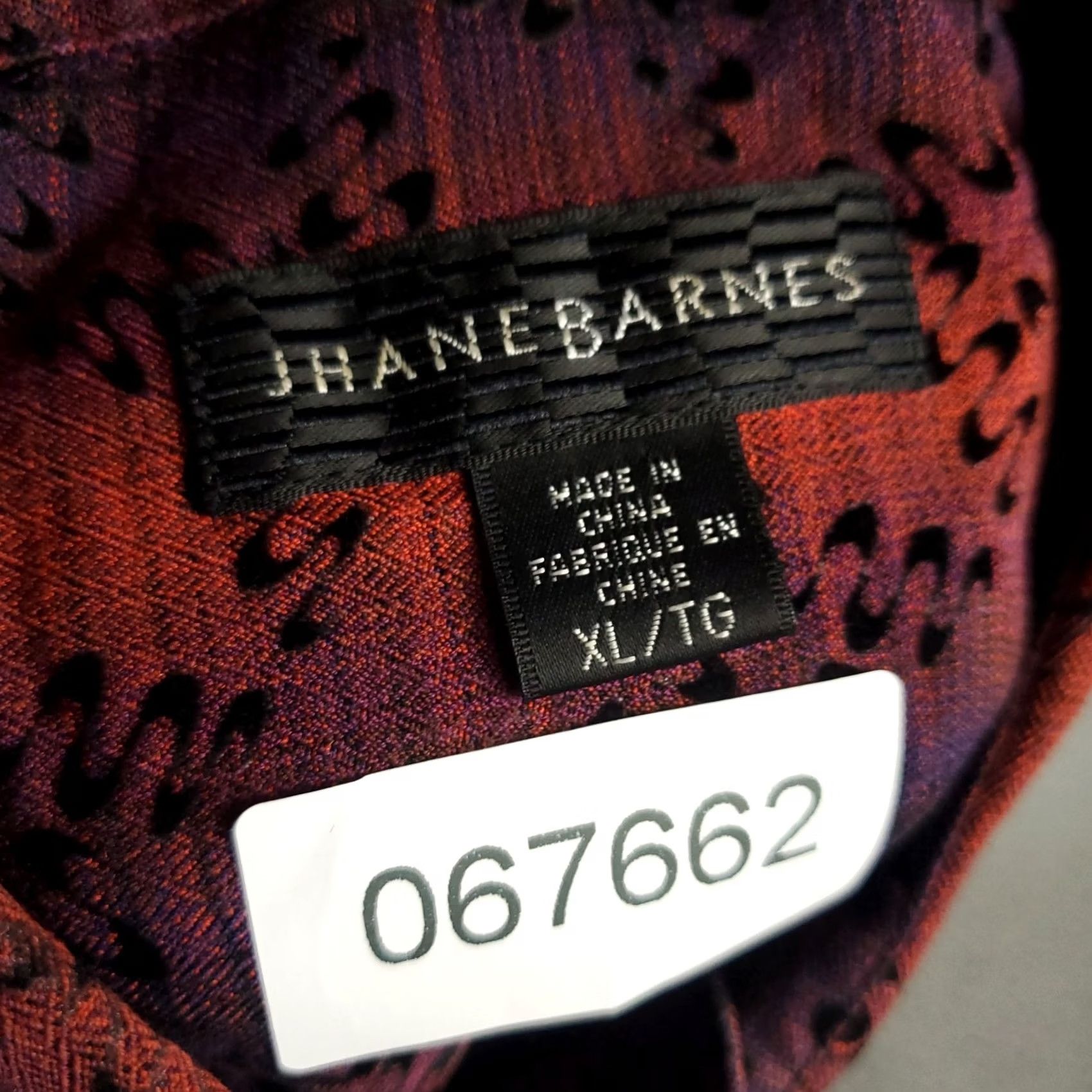 Vintage Jhane Barnes Shirt Mens XL Red Striped Button-Up Long Sleeve Geometric Classic Modern Preppy Button Front Casual Formal Workwear Red Mens XL Size US XL / EU 56 / 4 - 7 Thumbnail