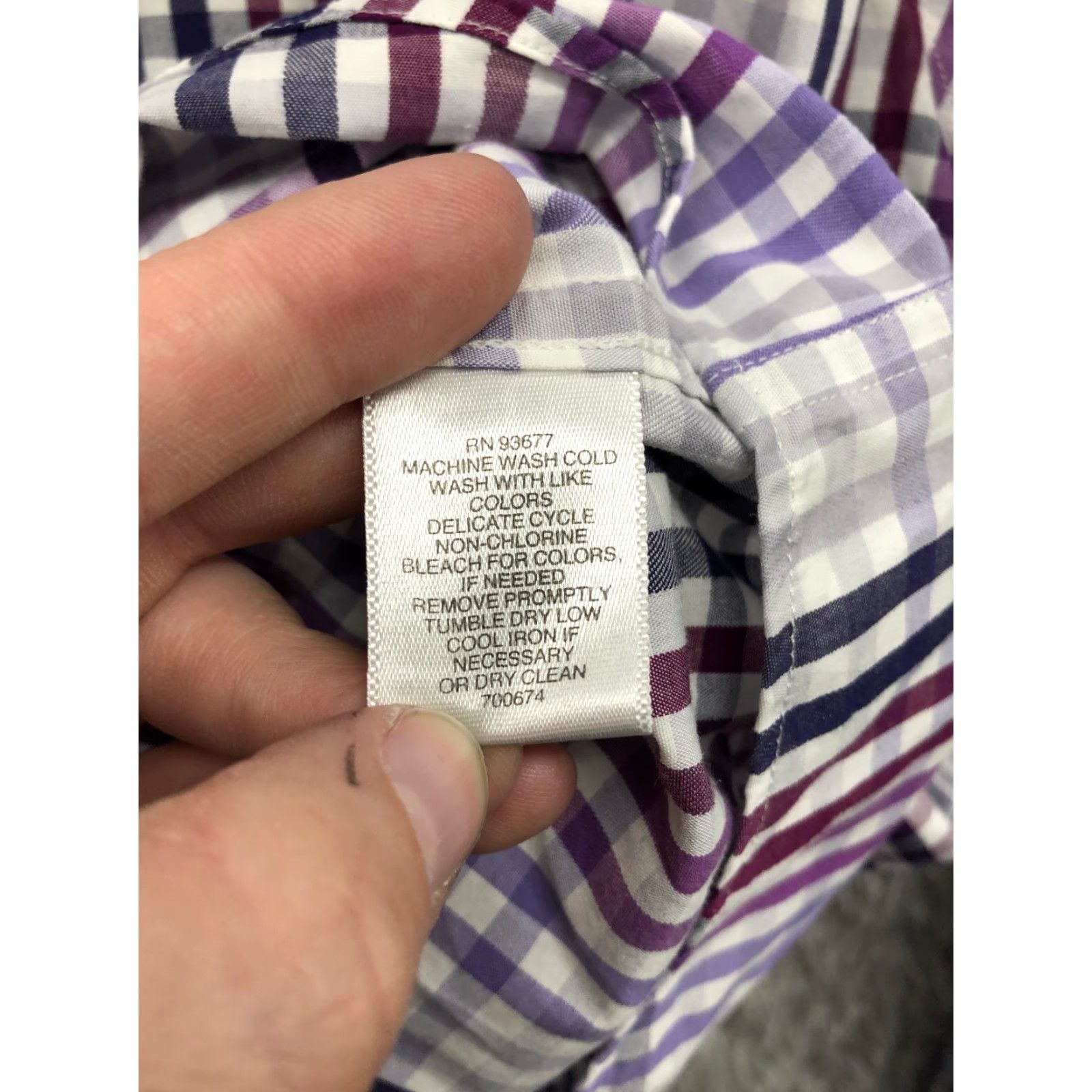 Liz Claiborne Claiborne Shirt XL Mens Multicolor Long Sleeve Spread Collar Shirt Size US XL / EU 56 / 4 - 7 Thumbnail