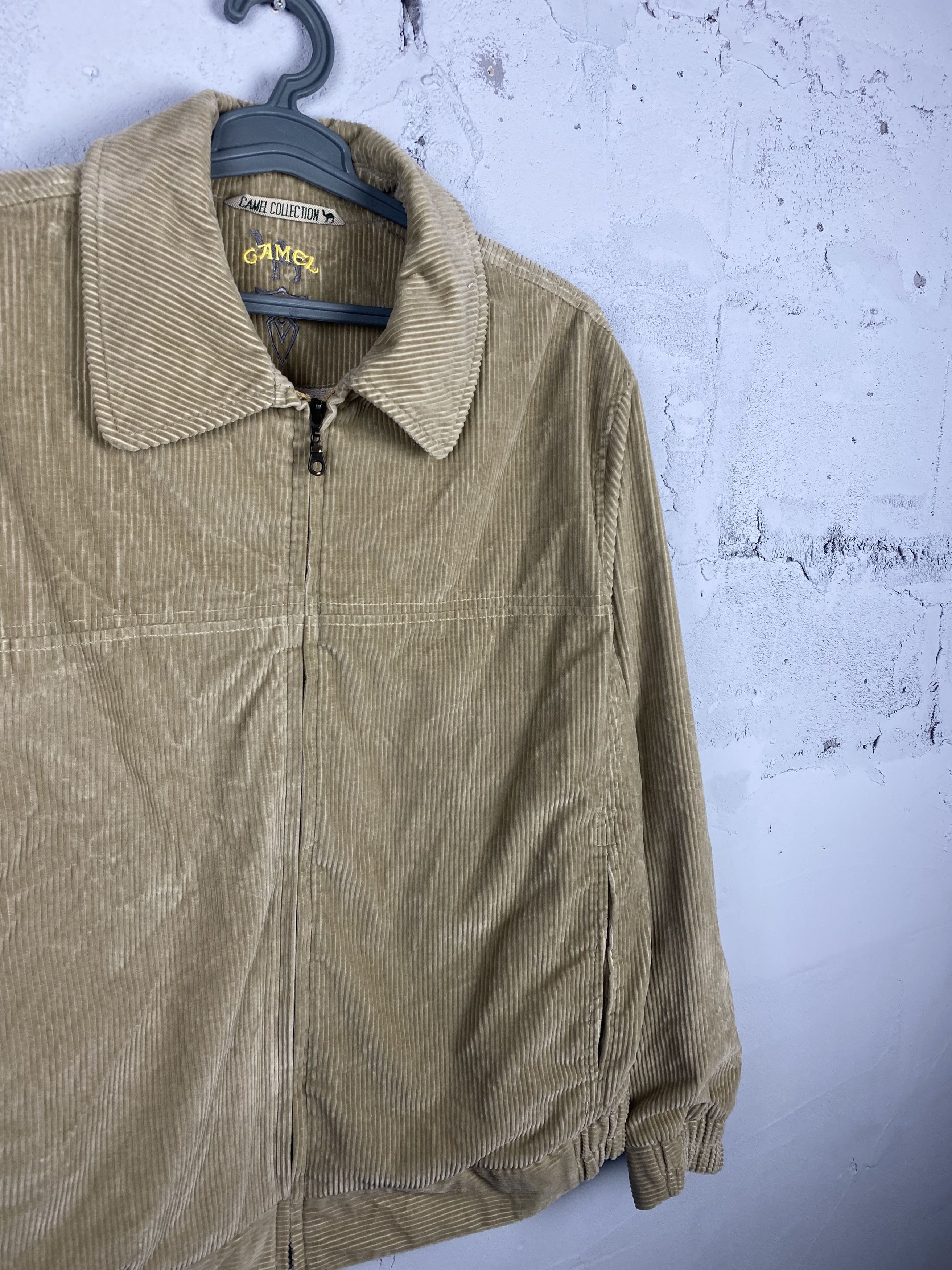 Camel Vintage Camel Active Corduroy Beige Bomber Jacket Size US L / EU 52-54 / 3 - 3 Thumbnail