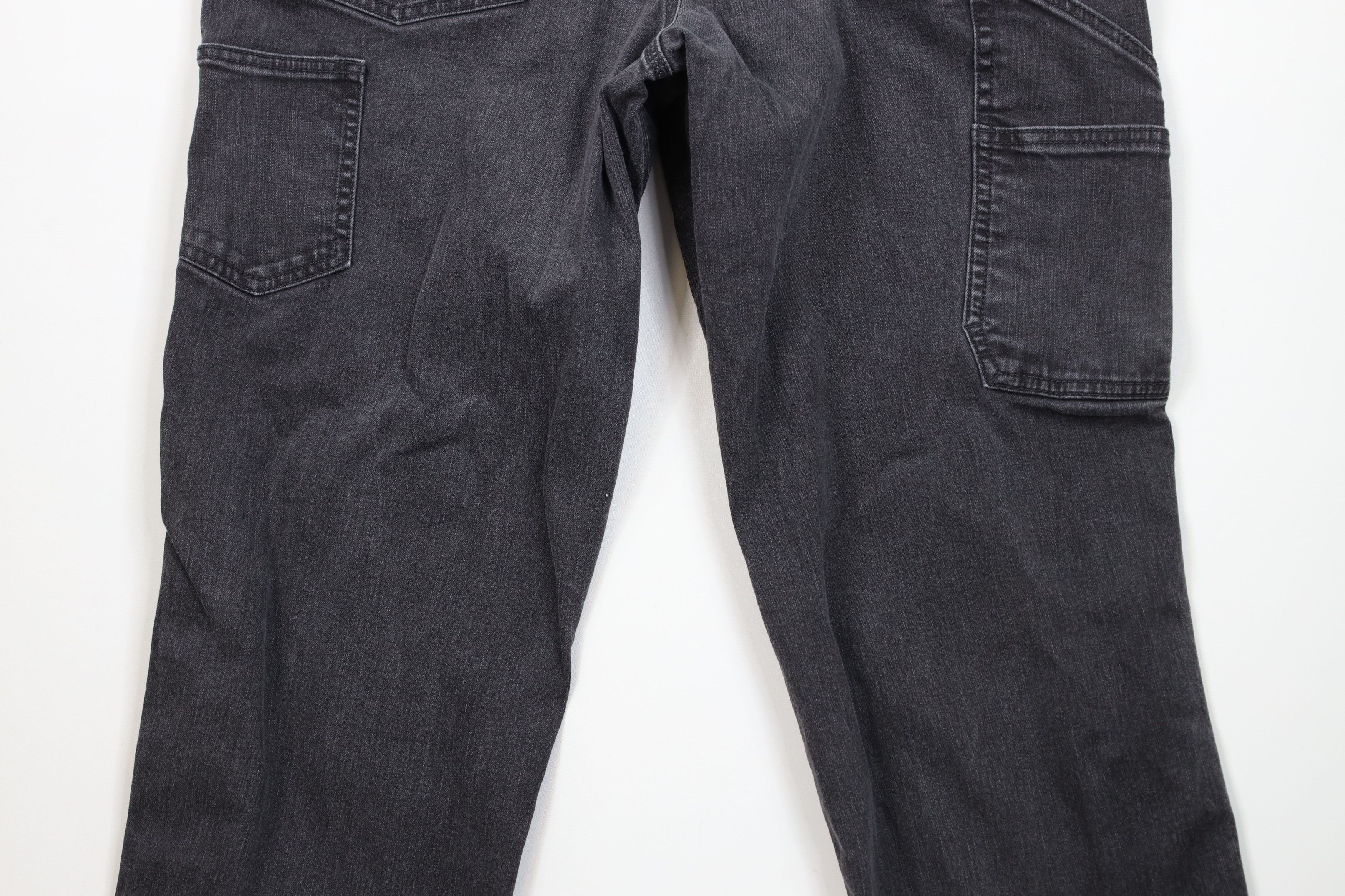 Caterpillar Vintage Cat Caterpillar Wide Leg Dungaree Jeans Black Size US 38 / EU 54 - 13 Thumbnail