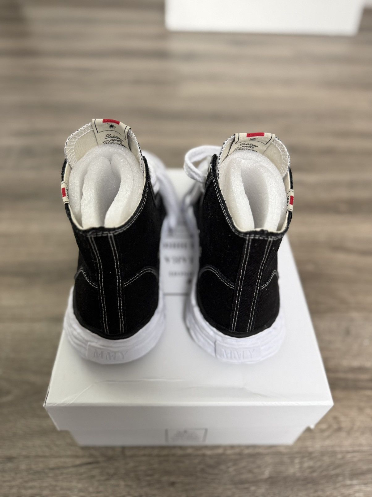 Maison MIHARA YASUHIRO Maison Mihara PETERSON 23 HIGH Black & White Size US 10 / EU 43 - 3 Thumbnail