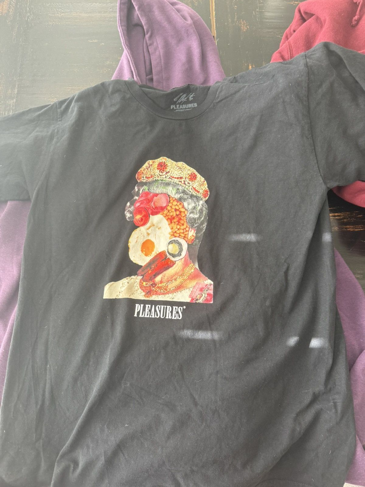 Pleasures PLEASURES ENGLISH BREAKFAST T-SHIRT BLACK Size US L / EU 52-54 / 3 - 1 Thumbnail