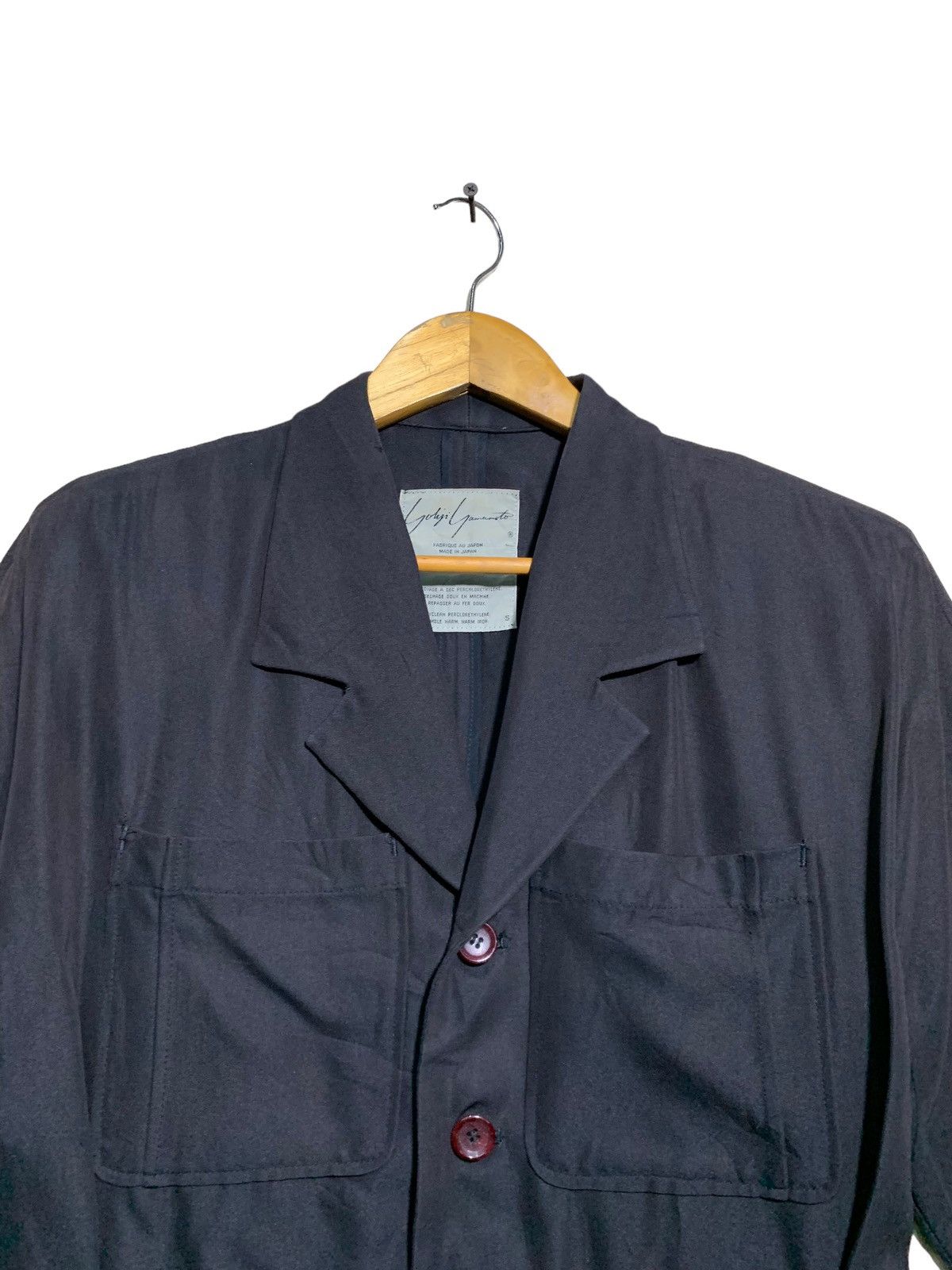 Yohji Yamamoto 🔥VTG 80s YOHJI YAMAMOTO BUTTON UP DRESSED Size M / US 6-8 / IT 42-44 - 4 Thumbnail