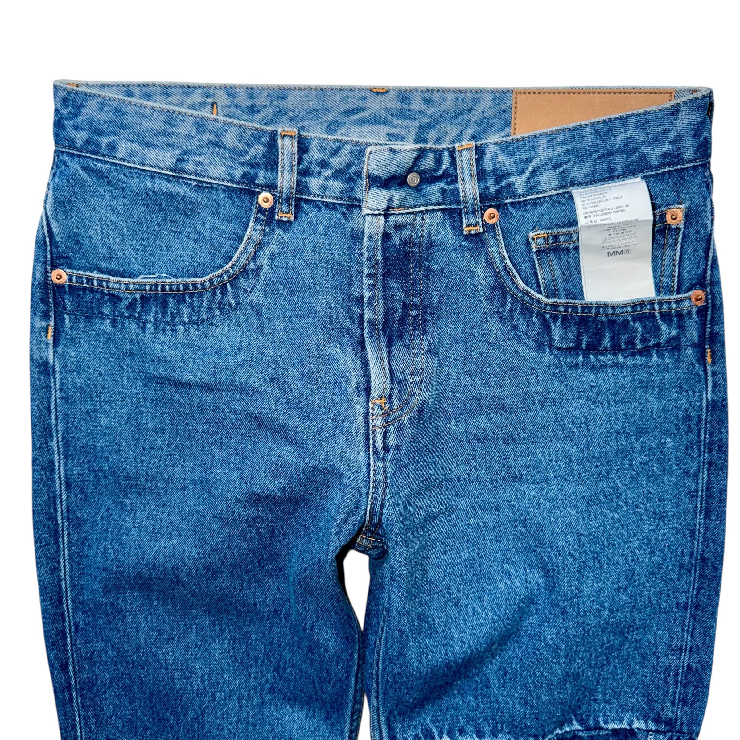 Maison Margiela Maison Margiela MM6 2021 Inside Out Panelled Jeans Size 28" / US 6 / IT 42 - 10 Thumbnail