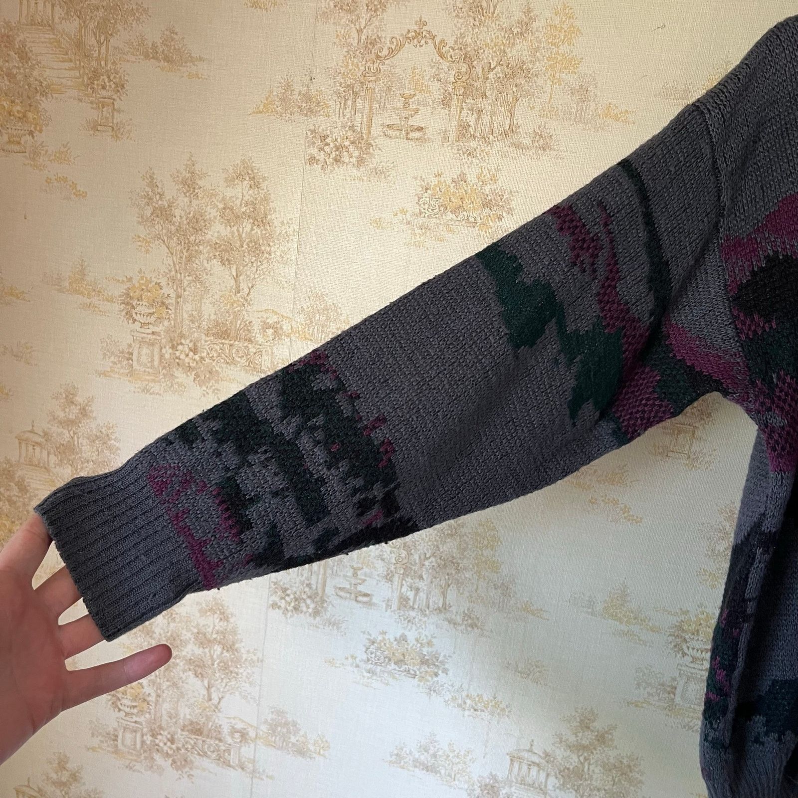 Vintage Vintage 90s Buckingham Golf Sweater | Intarsia Knit | Medium Size US M / EU 48-50 / 2 - 6 Thumbnail
