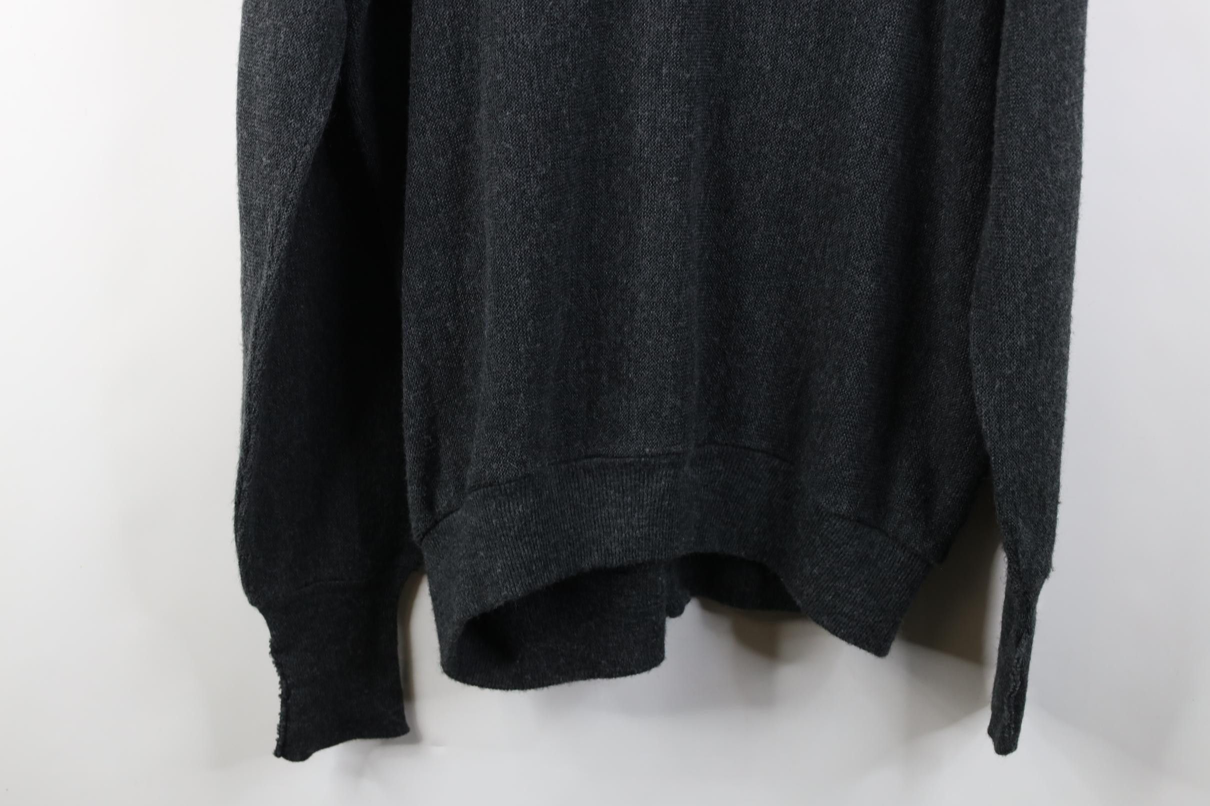 Izod Vintage 80s Izod Lacoste Knit Cardigan Sweater Dark Gray USA Size US XL / EU 56 / 4 - 10 Thumbnail