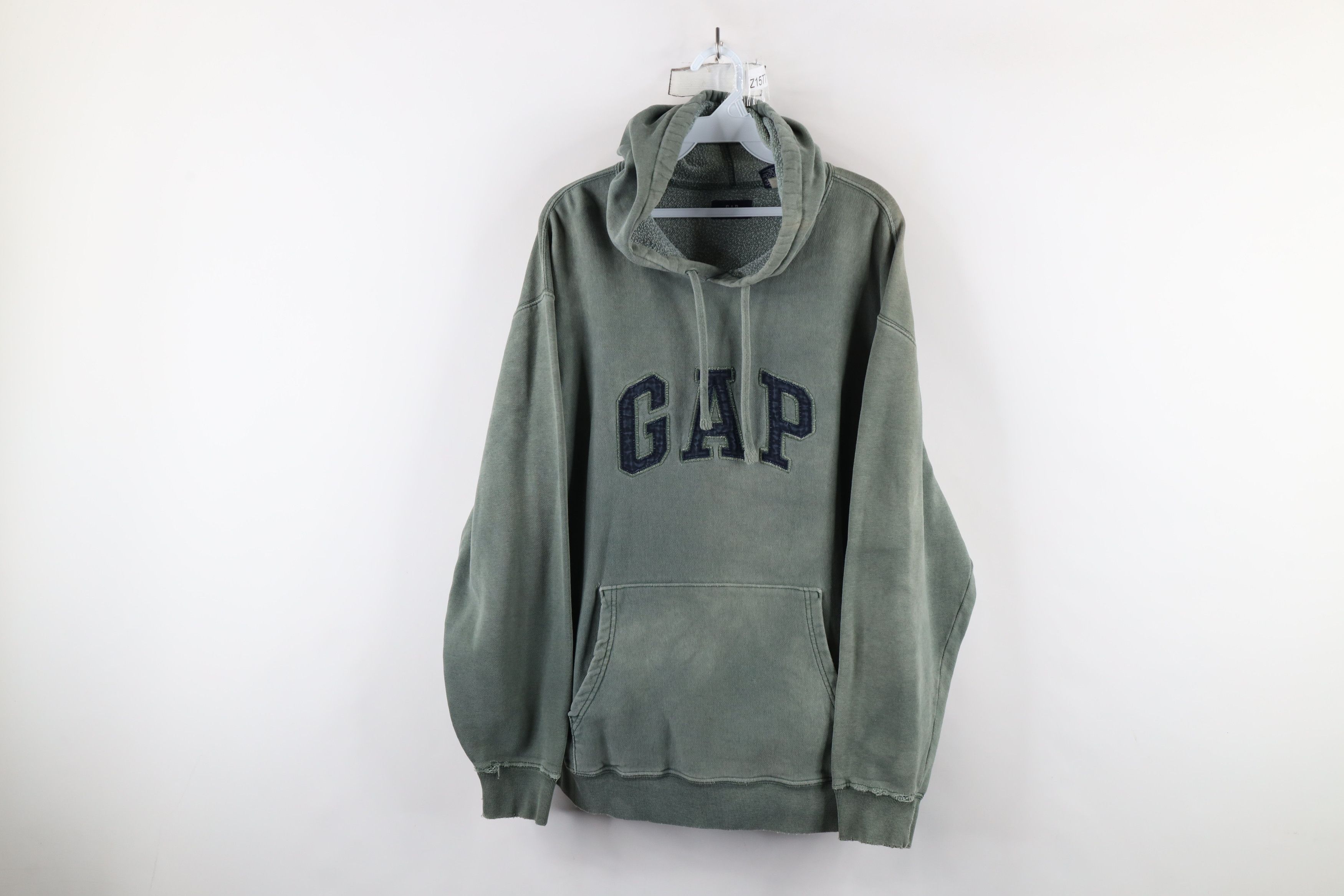Gap × Vintage Vintage Y2K 2001 Gap Spell Block Letter Hoodie Sweatshirt Size US L / EU 52-54 / 3 - 1 Thumbnail