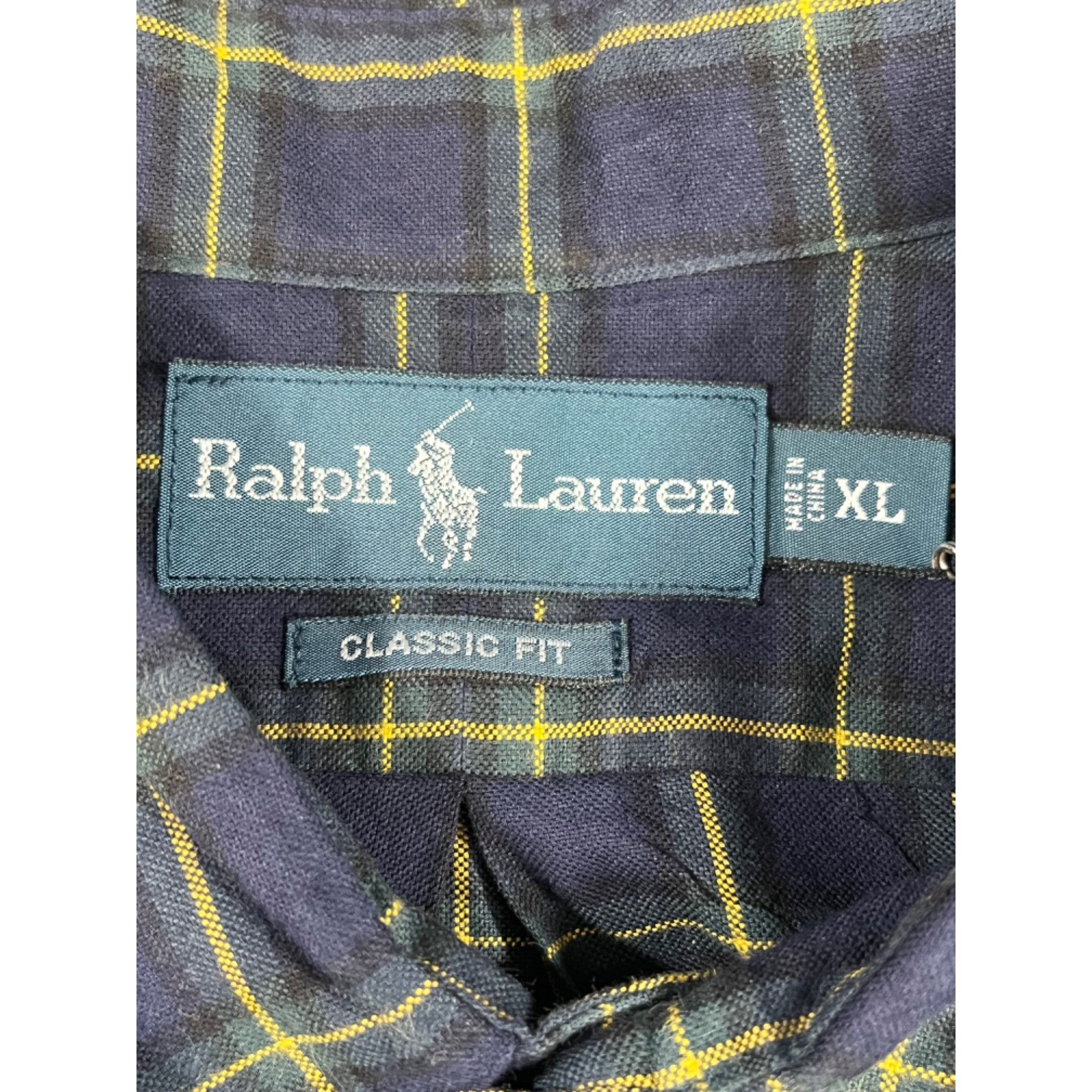 Ralph Lauren Ralph Lauren Mens Navy Blue Button Up Shirt Size XL SKU 6716 Size US XL / EU 56 / 4 - 6 Thumbnail