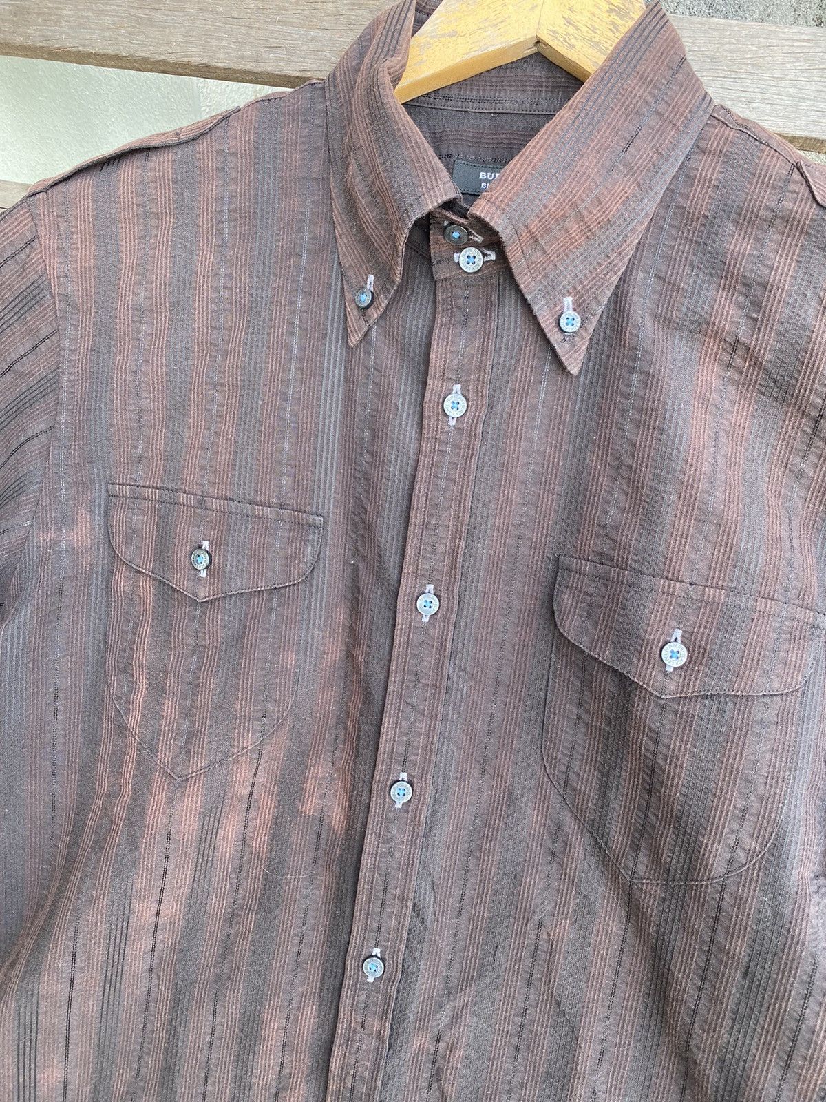 Burberry Burberry Black Label Button Ups Shirt Size US M / EU 48-50 / 2 - 4 Thumbnail