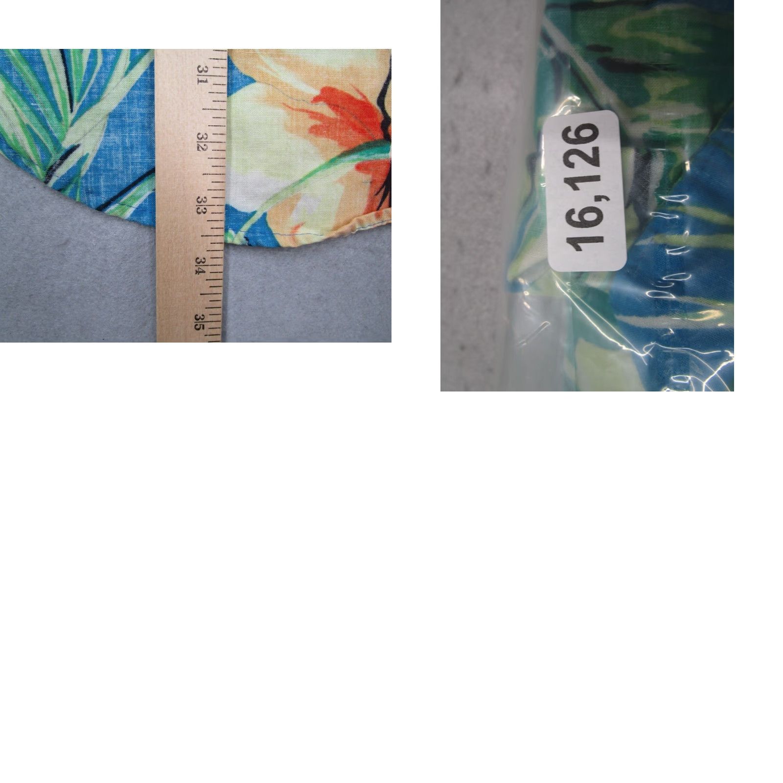 Paradise VINTAGE Paradise of The Pacific Men's Shirt Short Sleeve Hawaiian Floral Button Up Blue 60s 70s Retro Made in USA Size US L / EU 52-54 / 3 - 8 Thumbnail
