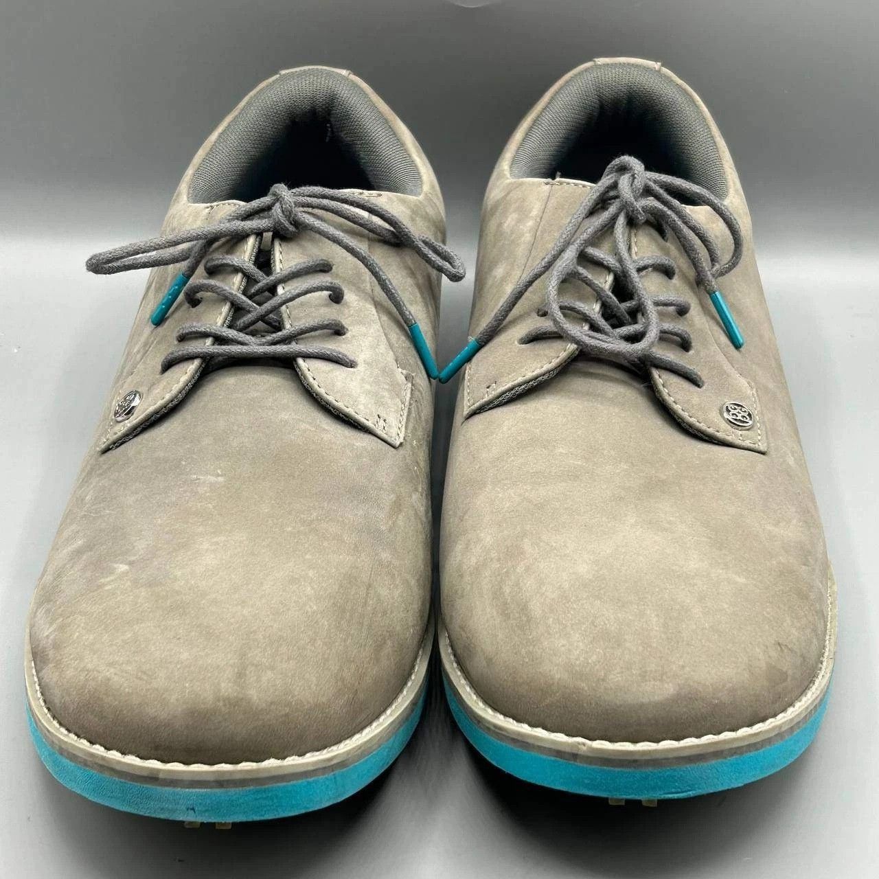 G/FORE G/FORE Leather Golf Shoes 10.5 Charcoal Sole SM151-529GLVT Size US 10.5 / EU 43-44 - 2 Thumbnail