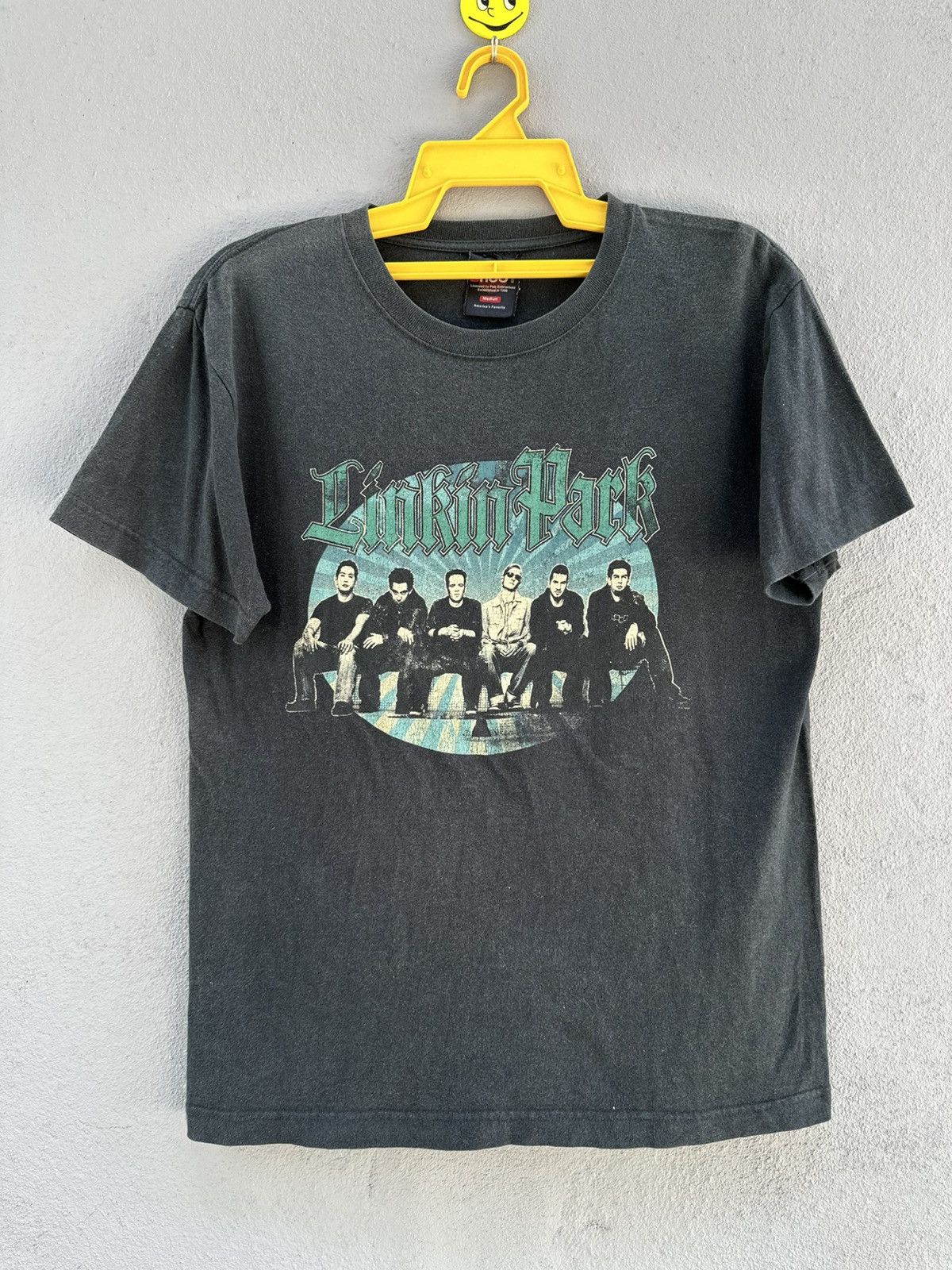 Band Tees Thrashed Vintage Linkin Park Promo Faded Grunge Tee Size US M / EU 48-50 / 2 - 1 Thumbnail