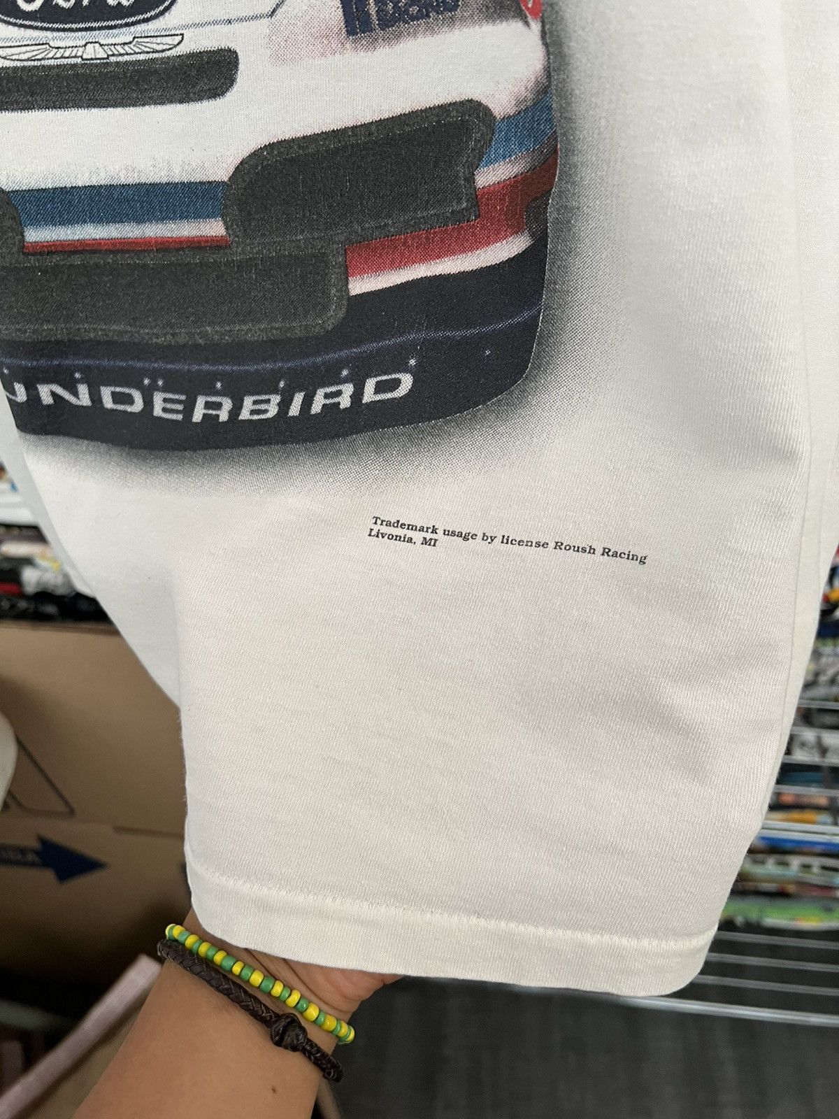 NASCAR 90s Mark Martin Shattered Tee Single Stitch Racing Nutmeg Size US XL / EU 56 / 4 - 4 Thumbnail