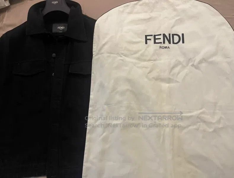 Fendi Fendi Monogrammed denim jacket Size US M / EU 48-50 / 2 - 8 Thumbnail