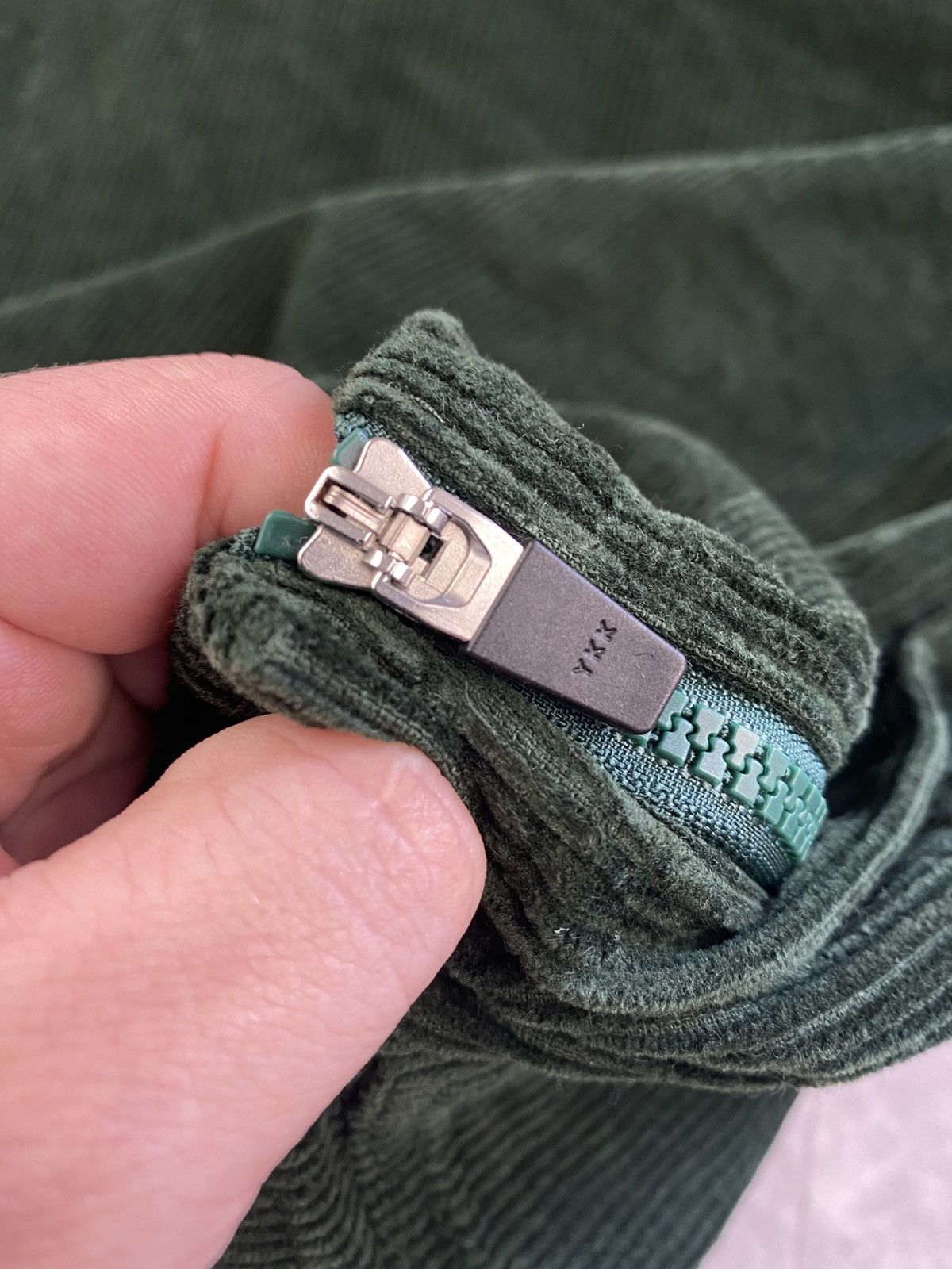 Patta Patta Green Corduroy Jacket with Two Front Pocket Size: L Size US L / EU 52-54 / 3 - 9 Thumbnail
