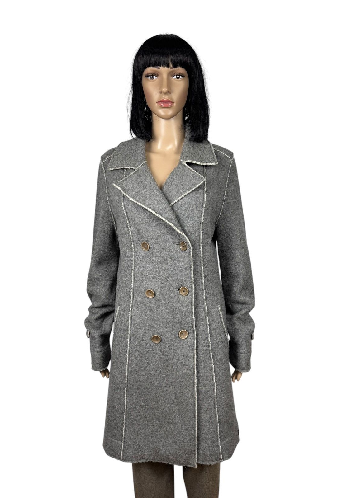 OSKA Oska Wool Over Coat Double-Breasted size 1 Size S / US 4 / IT 40 - 1 Thumbnail