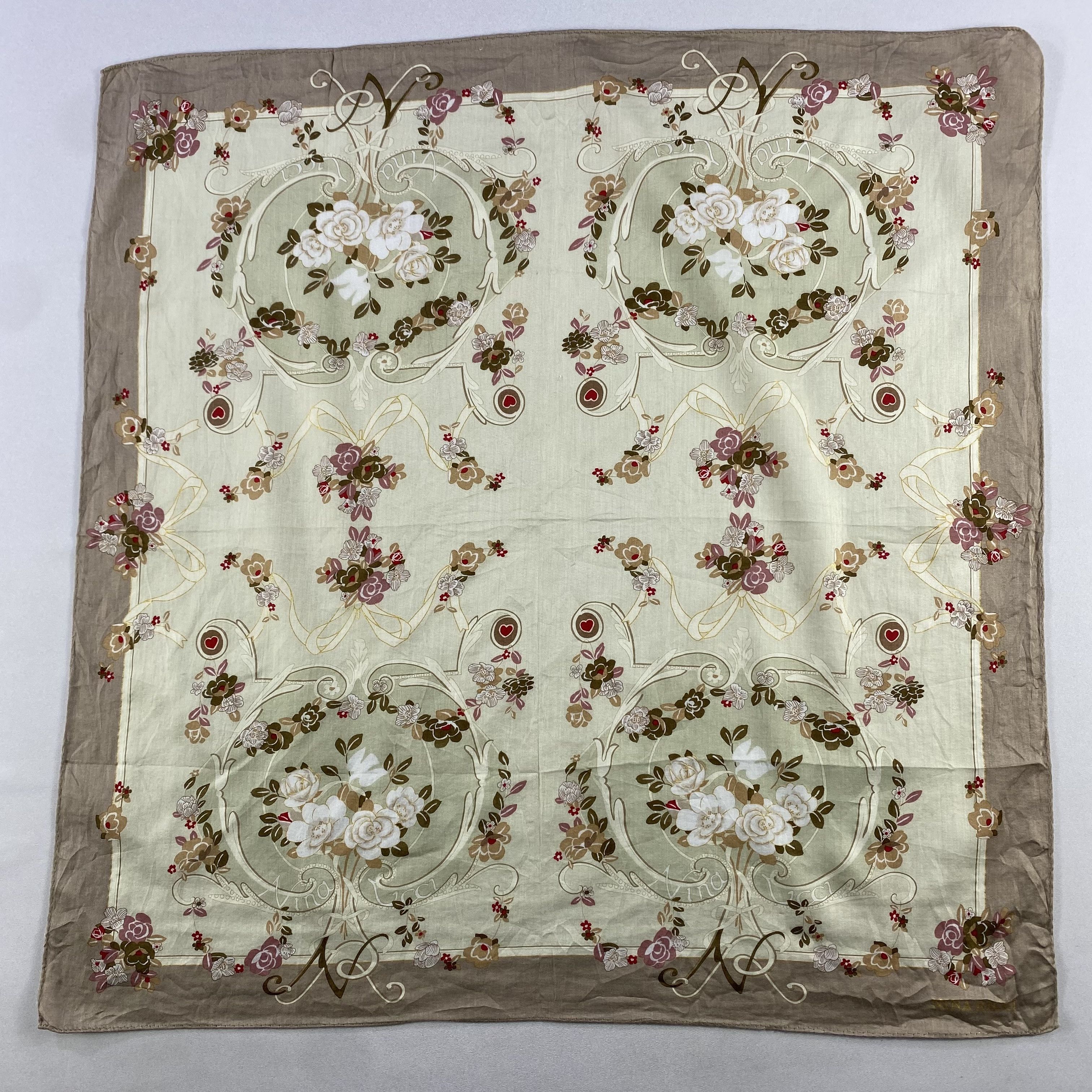 Vintage Nina Ricci Bandana/ Handkerchief / Neckerchief Size ONE SIZE - 3 Thumbnail