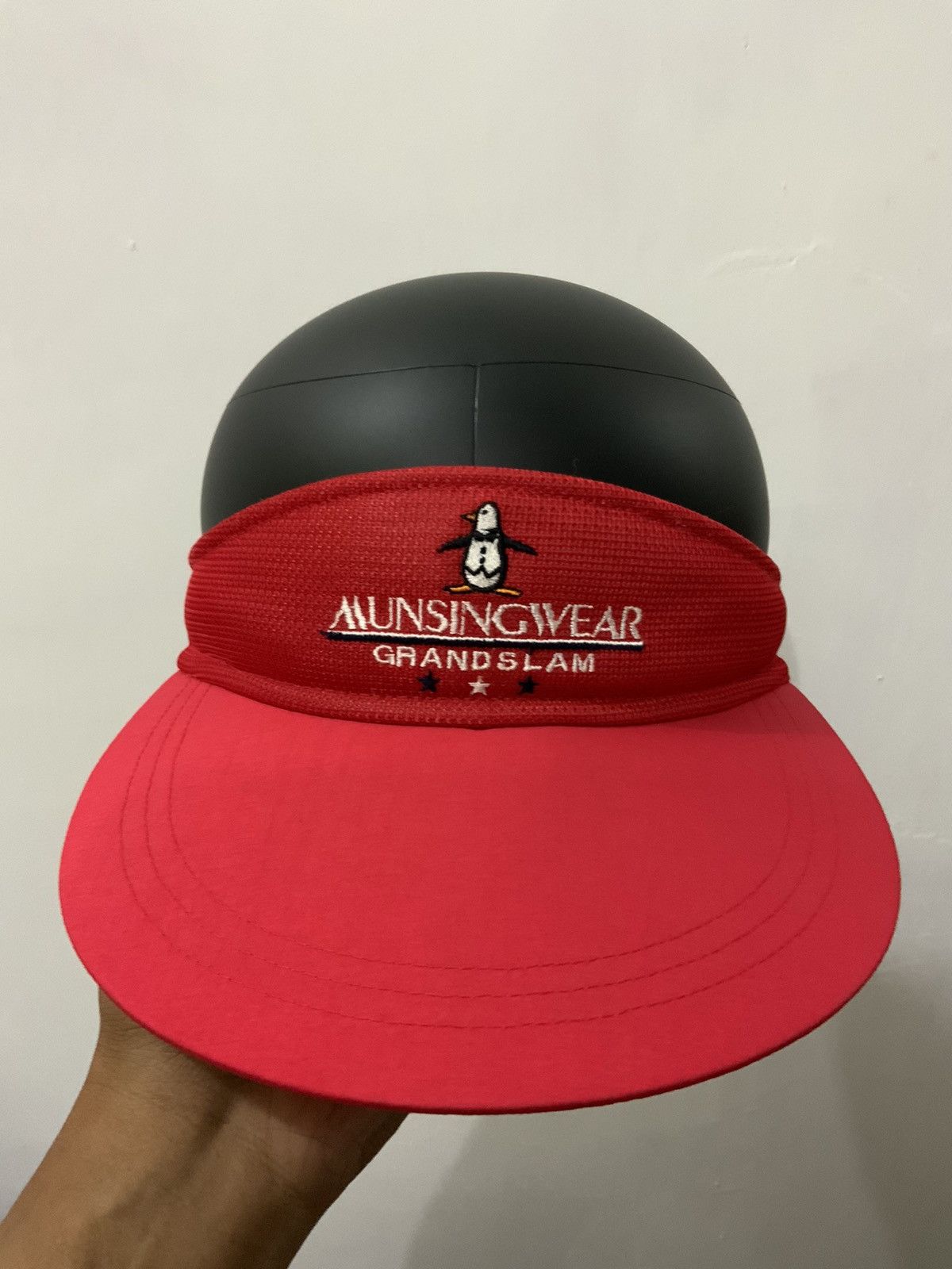Japanese Brand Vintage Munsing Wear Grand Slam Visor Hat Size ONE SIZE - 7 Thumbnail