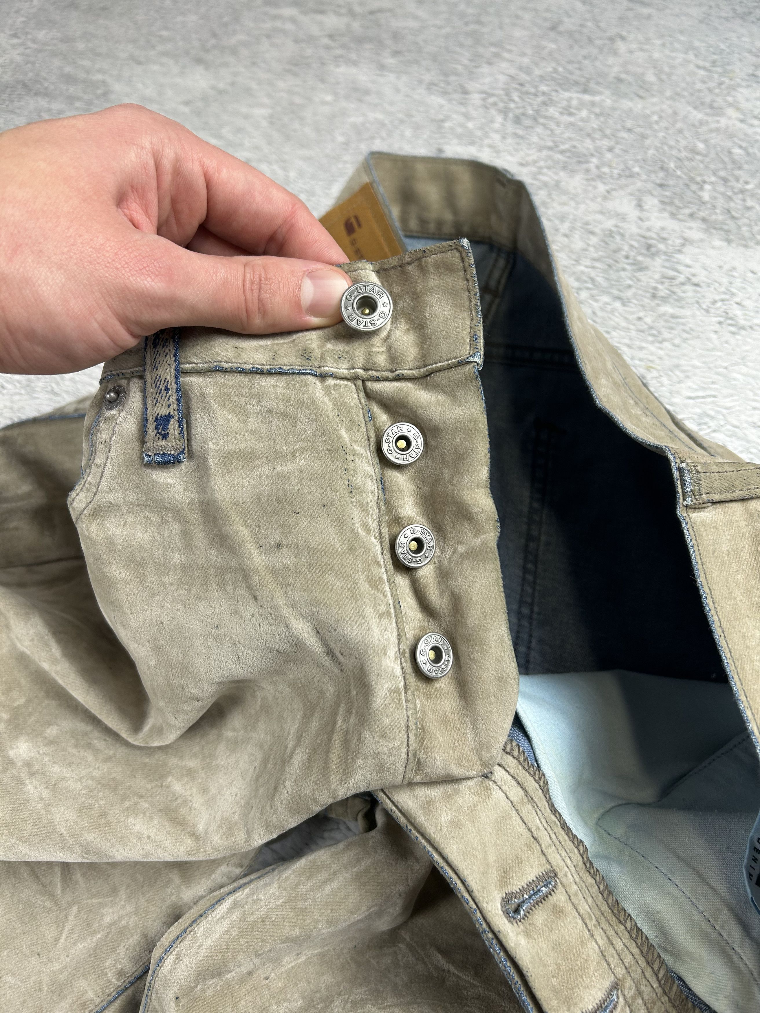 G-Star G Star Raw denim vintage jeans Suede baggy y2k Size US 34 / EU 50 - 9 Thumbnail