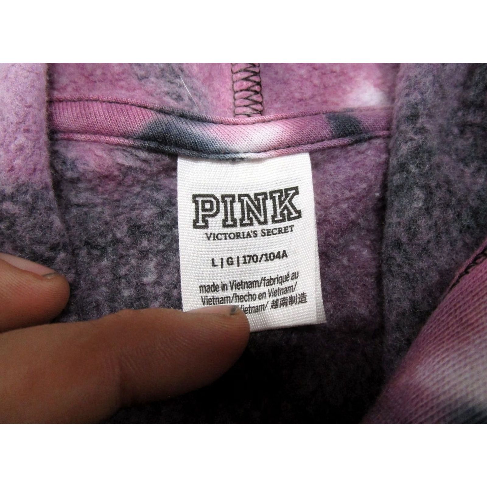 Victoria's Secret Victoria's Secret PINK Hoodie Womens Pullover Long Sleeve Size L Pink Colorful Logo 90s Style Womens Clothing Sweatshirt Size L / US 10 / IT 46 - 2 Thumbnail