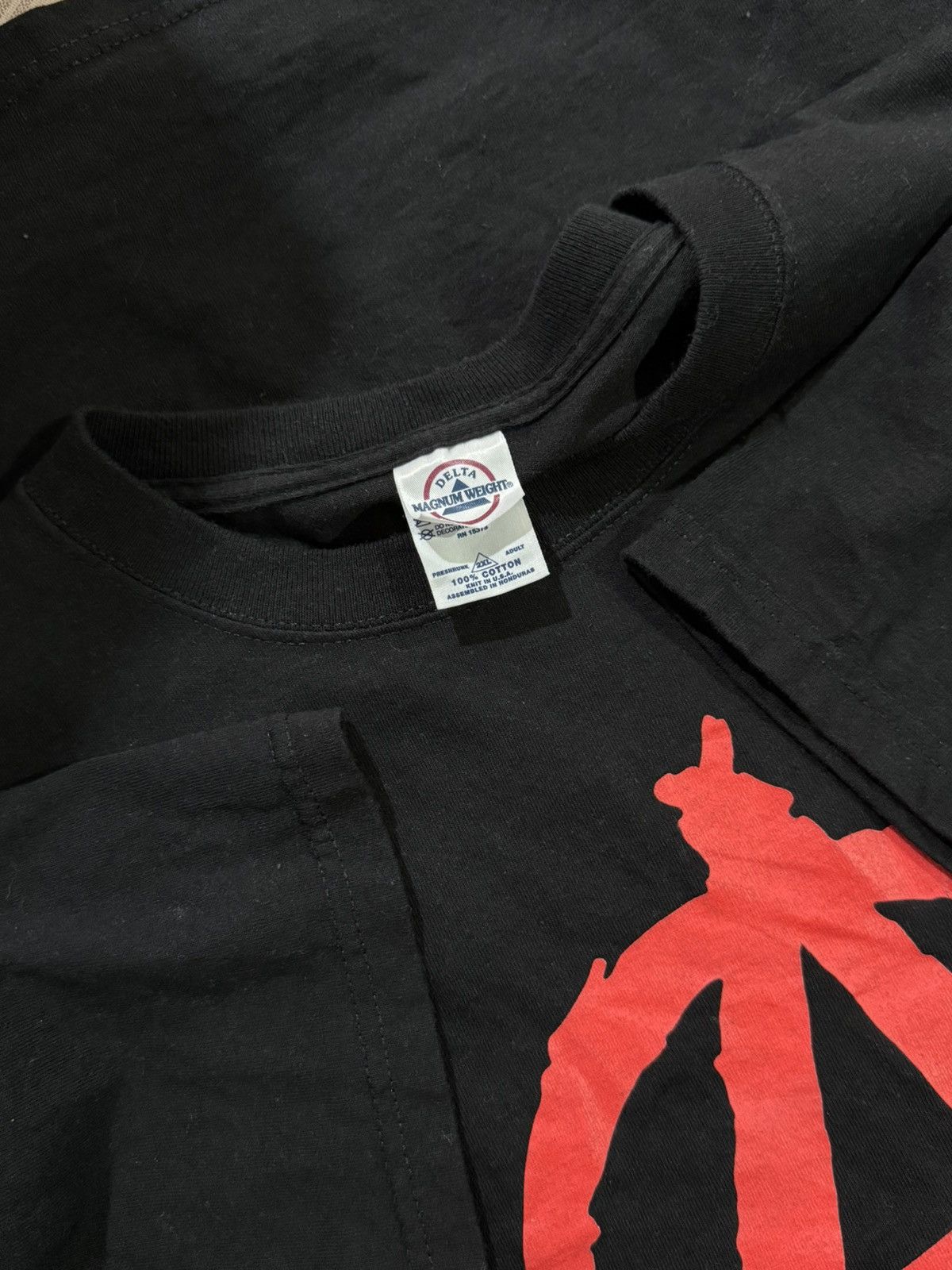 Vintage Vintage 00’s Anarchy t shirt Size US XXL / EU 58 / 5 - 7 Thumbnail