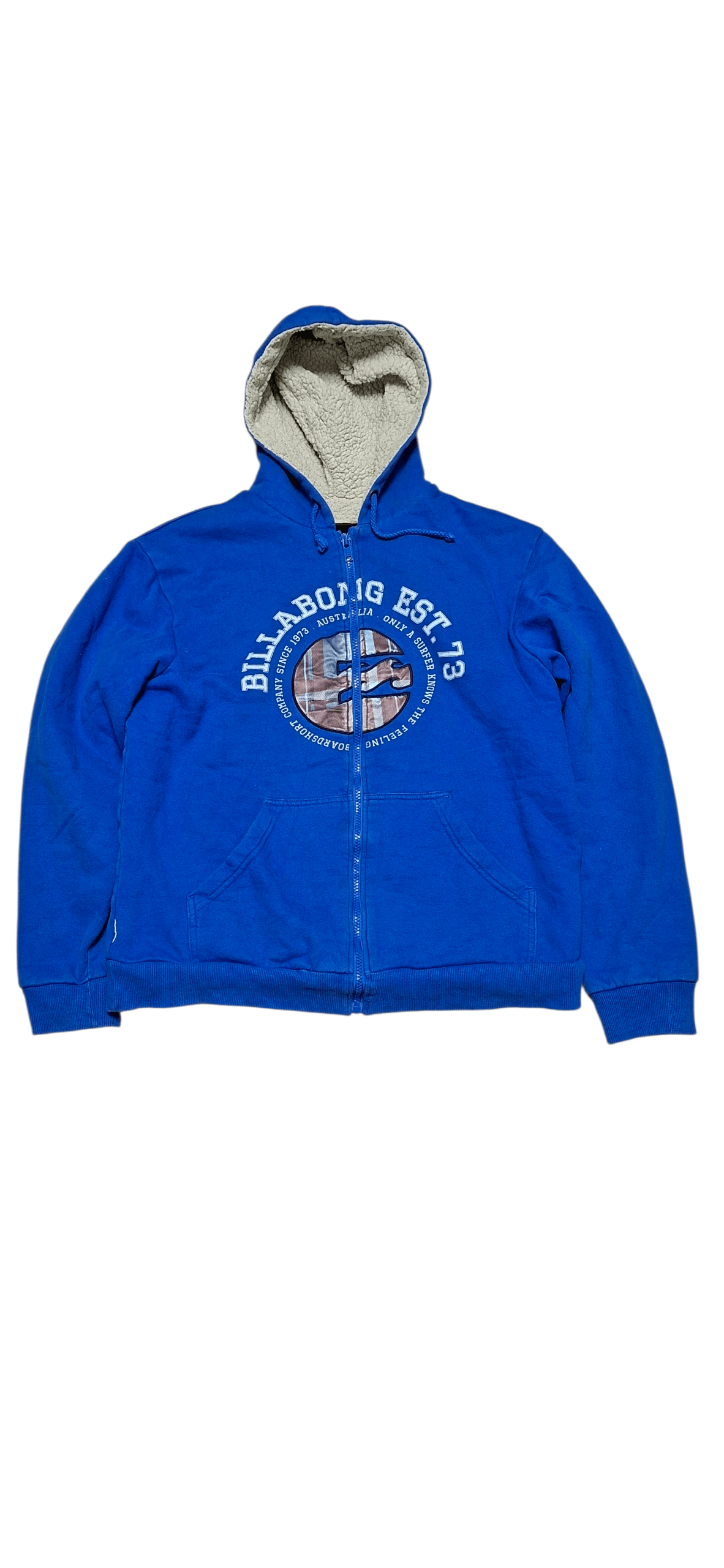 Billabong BILLABONG VINTAGE BIG LOGO SHERPA ZIP HOODIE Size US M / EU 48-50 / 2 - 1 Thumbnail