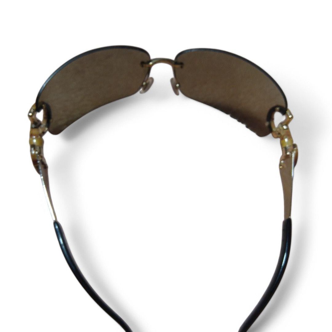 Gucci Gucci - Sunglasses Horsebit Bamboo Gold Size ONE SIZE - 6 Thumbnail