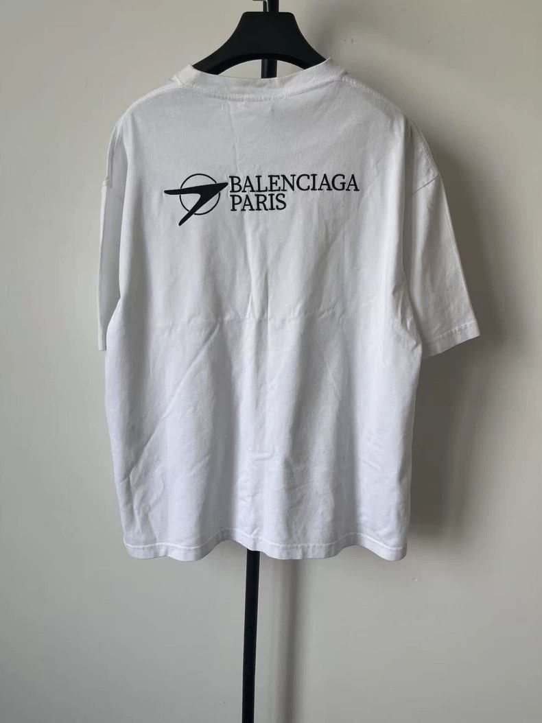 Balenciaga Balenciaga Letter logo short sleeve T-shirt white Size US M / EU 48-50 / 2 - 2 Thumbnail