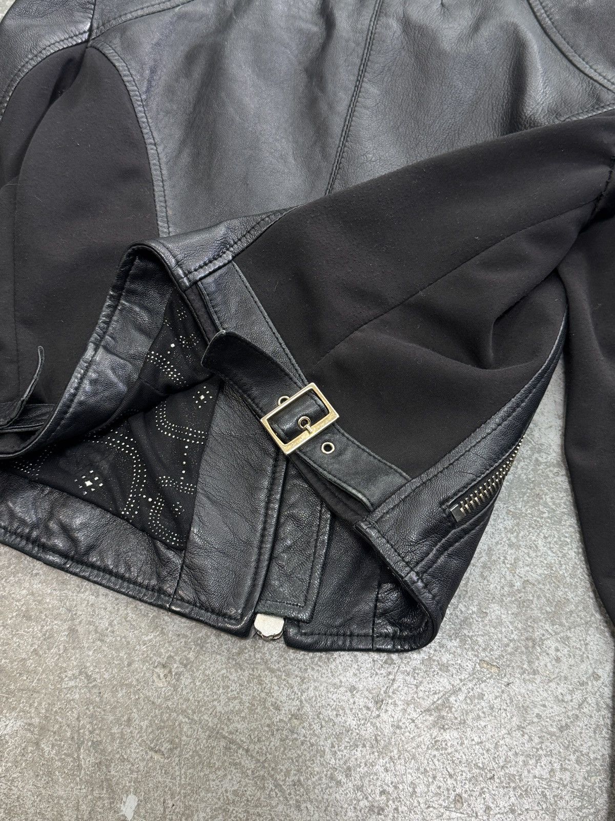 Japanese Brand Vintage Real Leather Avant Garde y2k Jacket Size M / US 6-8 / IT 42-44 - 11 Thumbnail