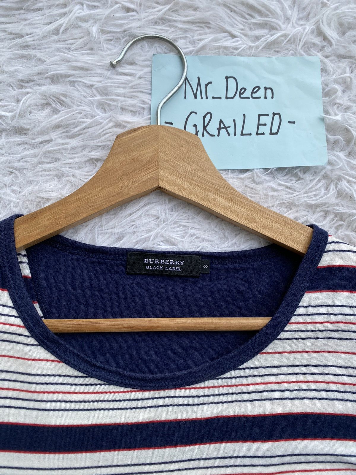 Burberry Rare Vintage Burberry Stripes Tshirt Size US M / EU 48-50 / 2 - 6 Thumbnail