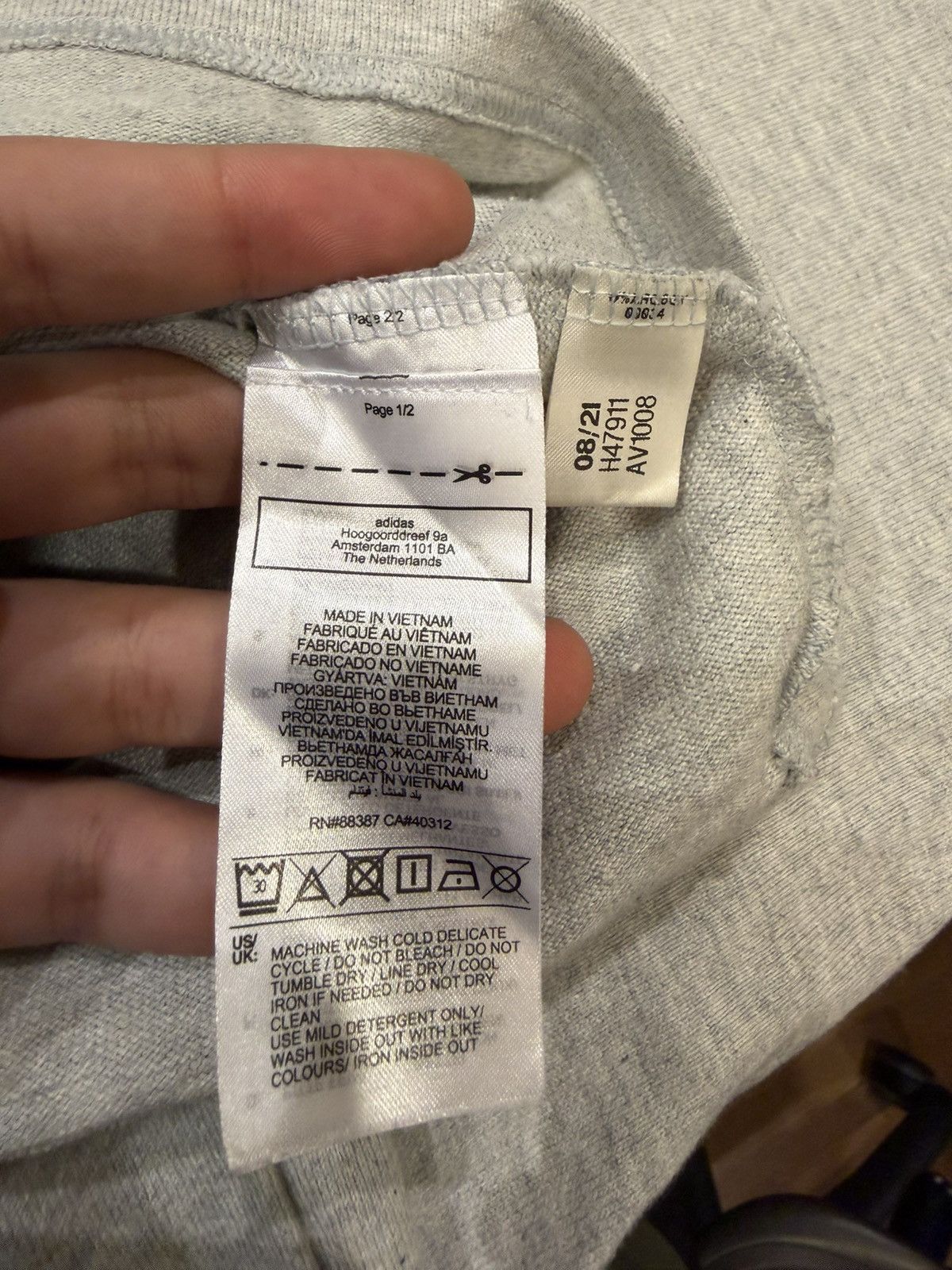 Adidas × Kith Kith x adidas Tee Size US XL / EU 56 / 4 - 4 Thumbnail