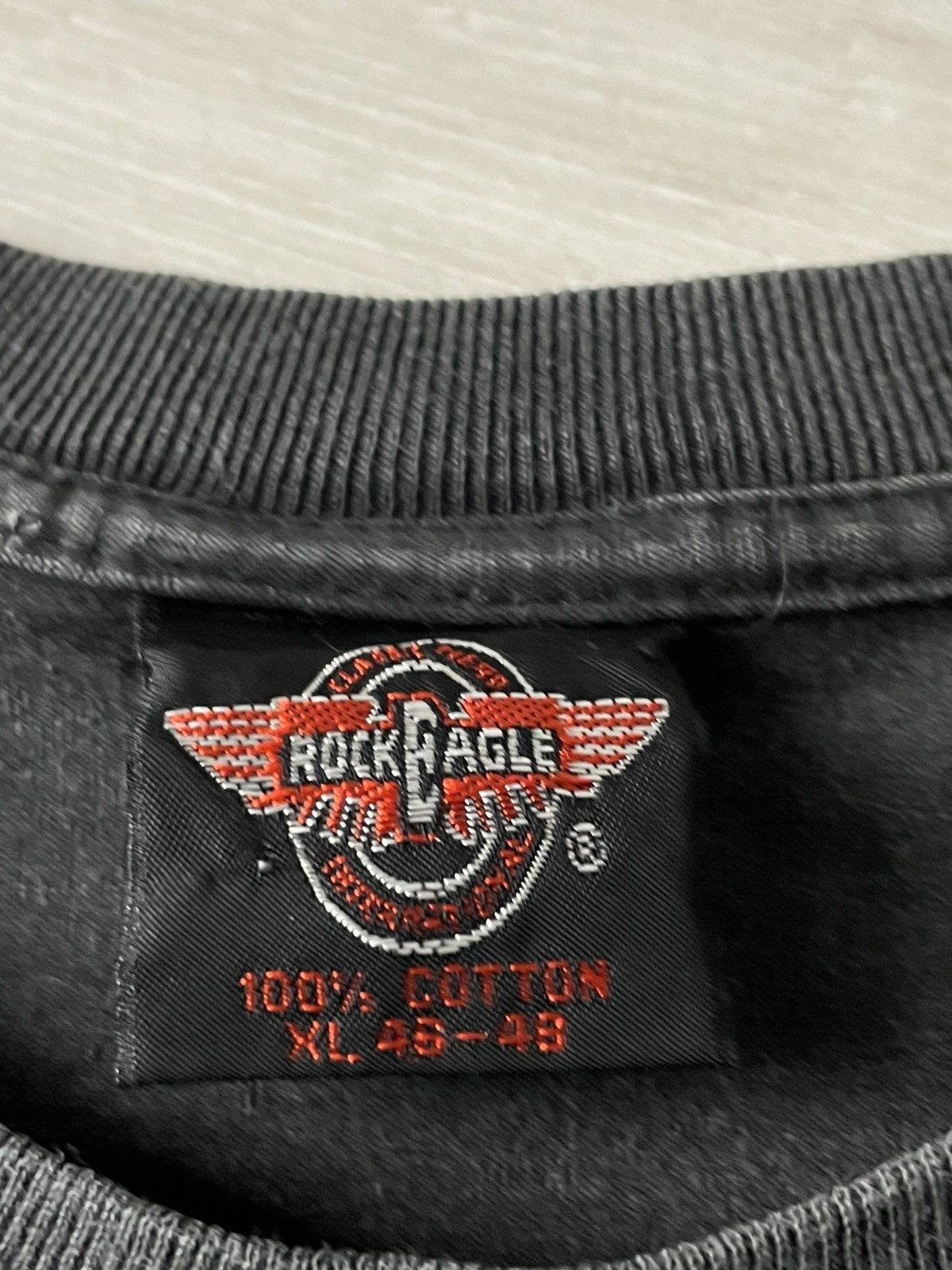 Vintage Vintage 1997 Rock Eagle Snake Bike T-Shirt Harley Davidson Size US XL / EU 56 / 4 - 9 Thumbnail