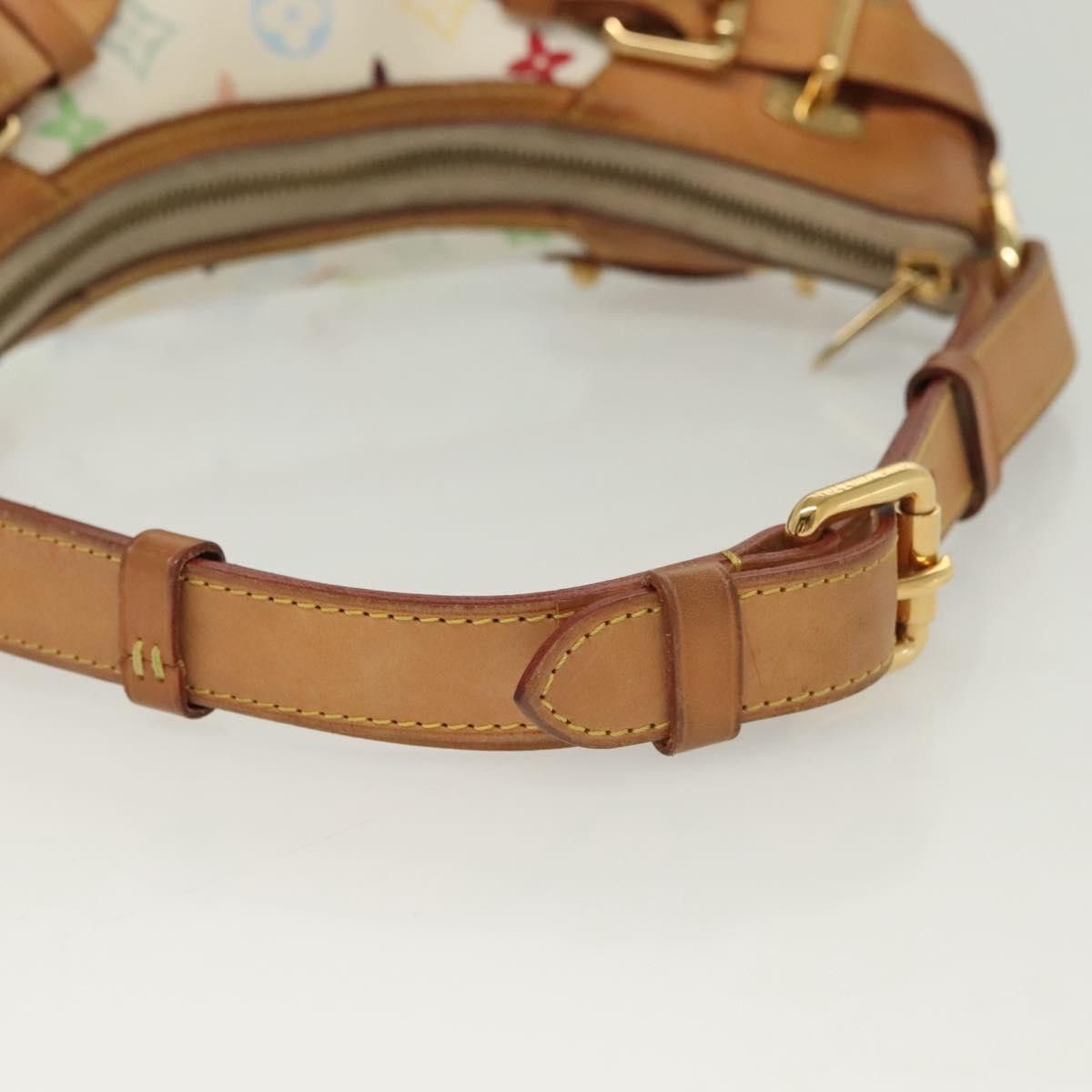 Louis Vuitton LOUIS VUITTON Monogram Multicolor Greta Hand Bag White Size ONE SIZE - 7 Thumbnail