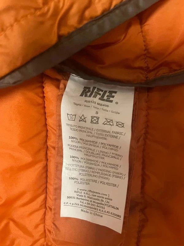 RIFLE Military green RIFLE quilted jacket with orange interior Size US S / EU 44-46 / 1 - 5 Thumbnail