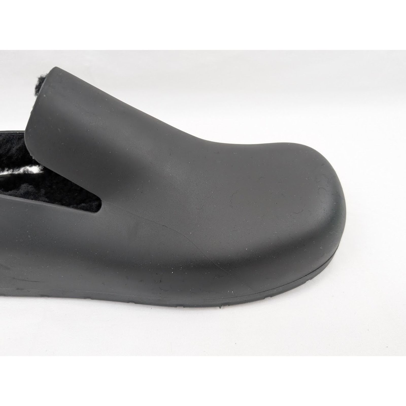 Bottega Veneta o1rshd1 Q:3/dup/ Rubber Sole shearling Puddle Sandal Black Size US 13 / EU 46 - 3 Thumbnail