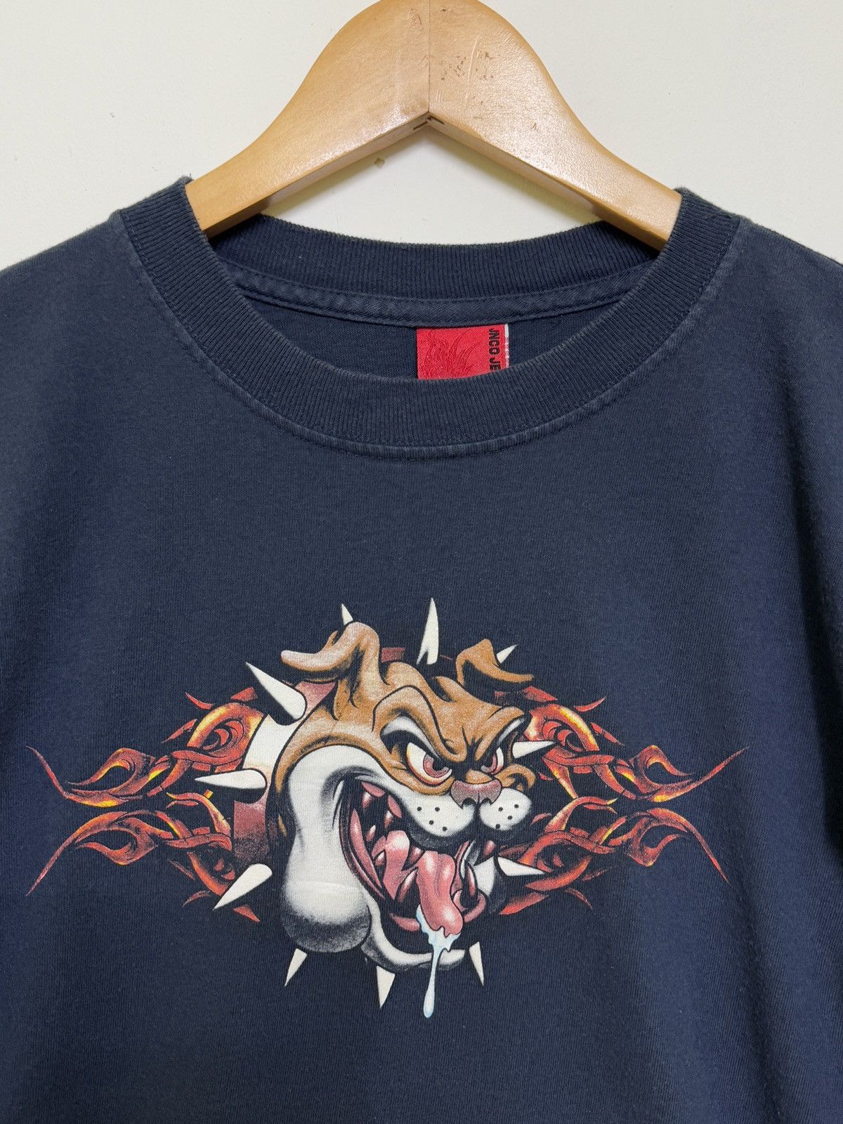 JNCO Vtg 00s JNCO Bull Dog Long Sleeve Shirt Size US XS / EU 42 / 0 - 6 Thumbnail