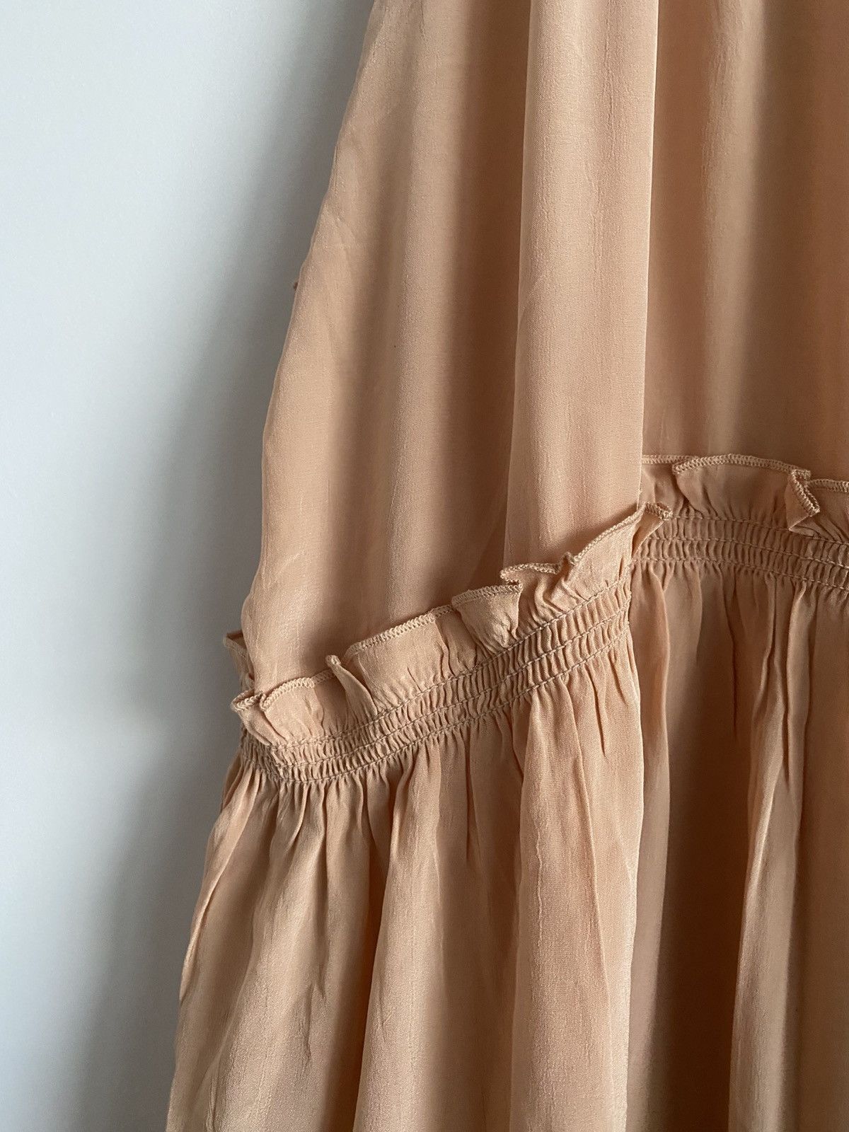 Zara ZARA HALTER NECK LONG DRESS WITH RUFFLES SIZE XS NWOT Size XS / US 0-2 / IT 36-38 - 4 Thumbnail