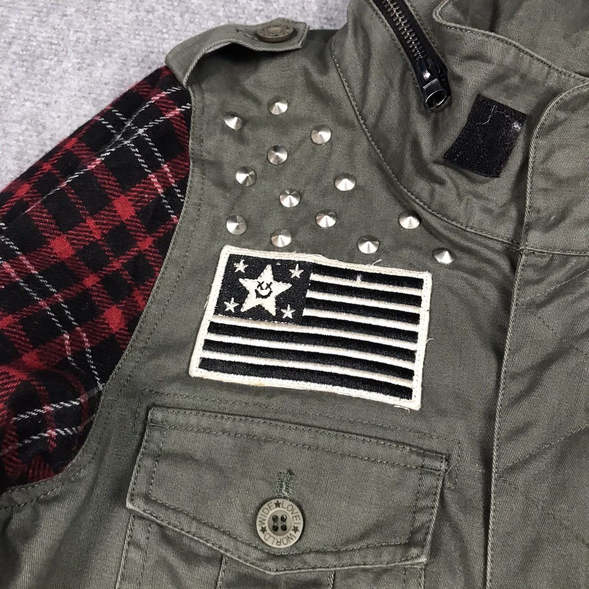 If Six Was Nine × Japanese Brand World wide Love Punk japan Style design zip jacket Size US S / EU 44-46 / 1 - 7 Thumbnail