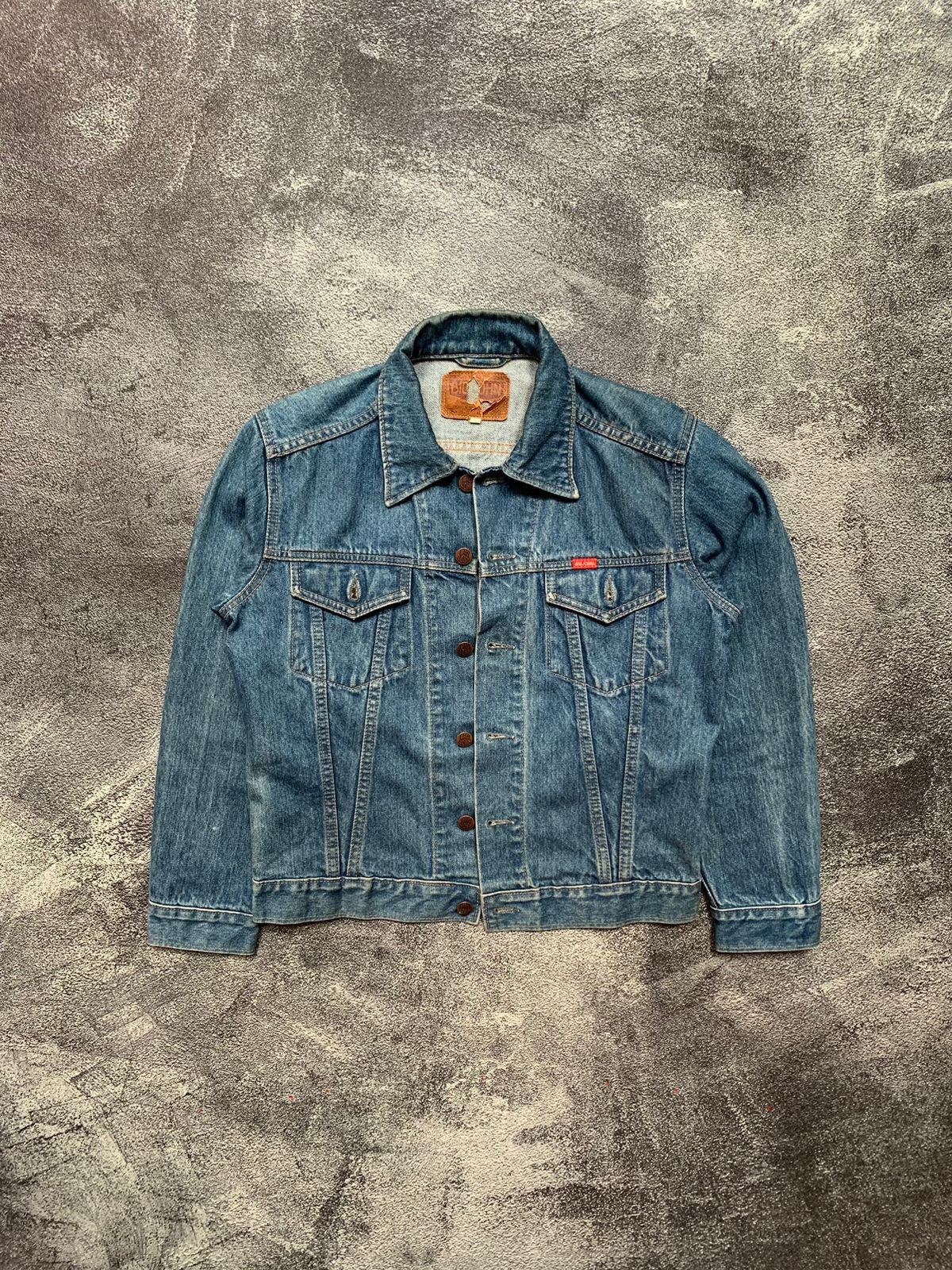 Big John × Vintage Vintage Trucker Jeans Big John Size M / US 6-8 / IT 42-44 - 1 Thumbnail