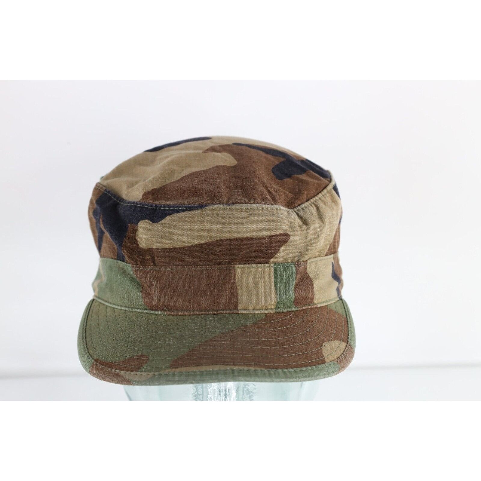 Vintage Vintage 90s Faded Military Issue Camouflage Hot Weather Cap Size ONE SIZE - 1 Thumbnail