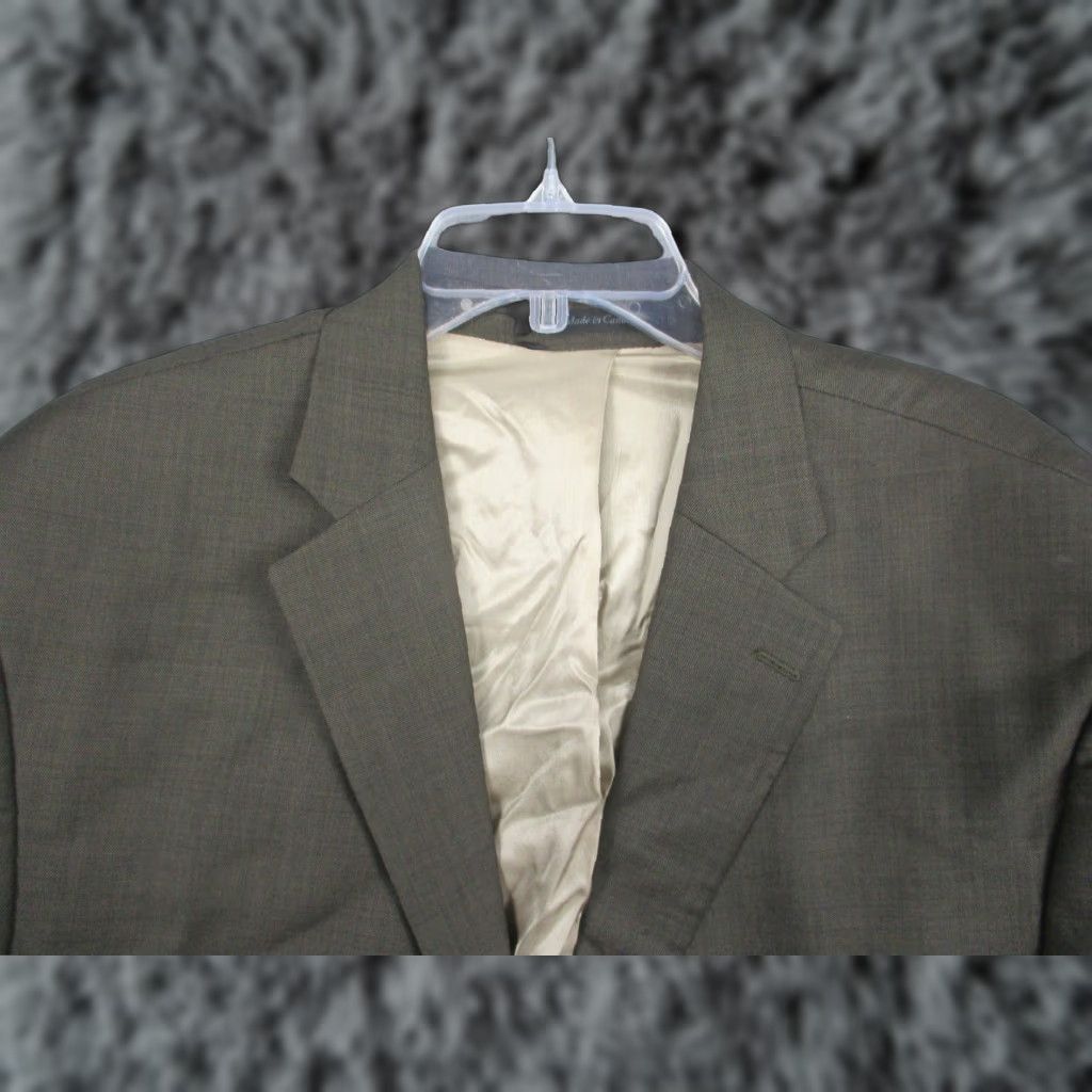 Ralph Lauren Lauren Ralph Lauren Sport Coat Mens 48XL Brown Wool Two Button Single-Breasted Notch Lapel Inner Pockets Canada Size US M / EU 48-50 / 2 - 1 Thumbnail