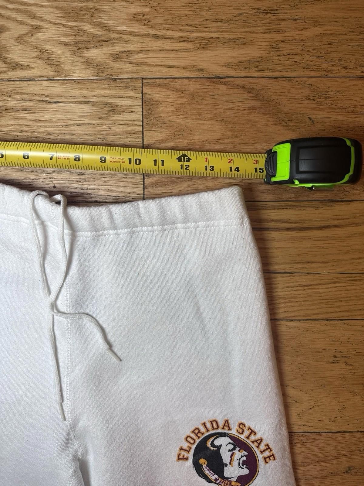 Soffe Vintage 90s Florida STATE SEMINOLES Sweatpants White Sweats Size US M / EU 48-50 / 2 - 5 Thumbnail