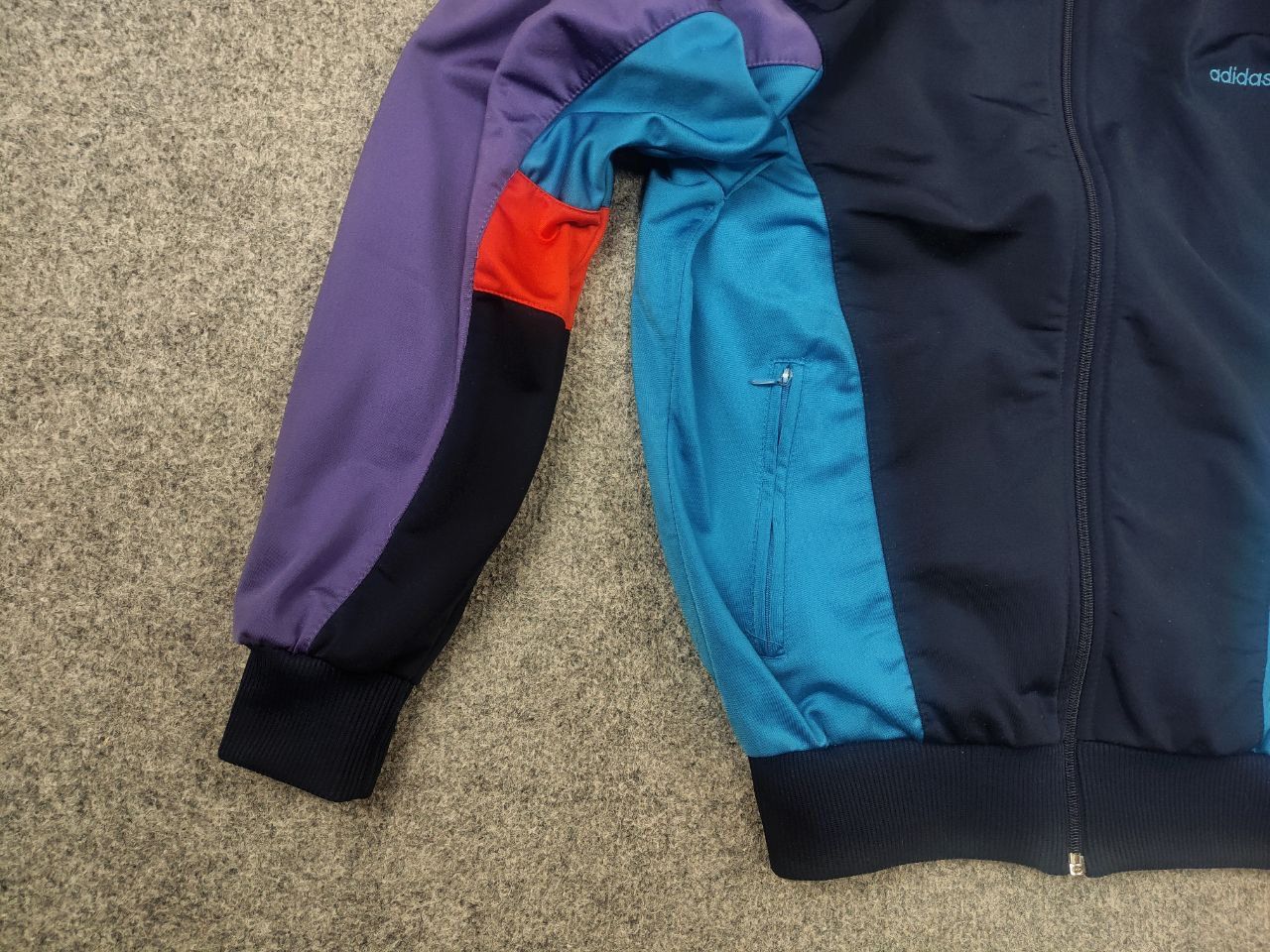 Adidas Vintage 90's Adidas Originals Bright Zip Track Jacket Retro Size US L / EU 52-54 / 3 - 9 Thumbnail