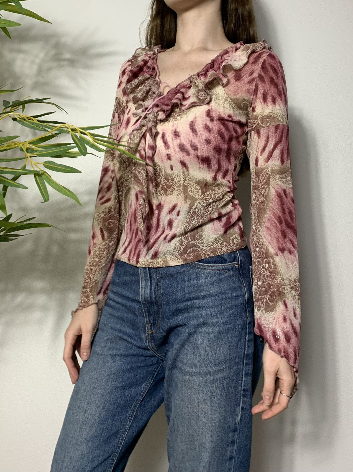 Vintage VINTAGE JEAN PAUL GAULTIER STYLE MESH BLOUSE Size S / US 4 / IT 40 - 1 Thumbnail