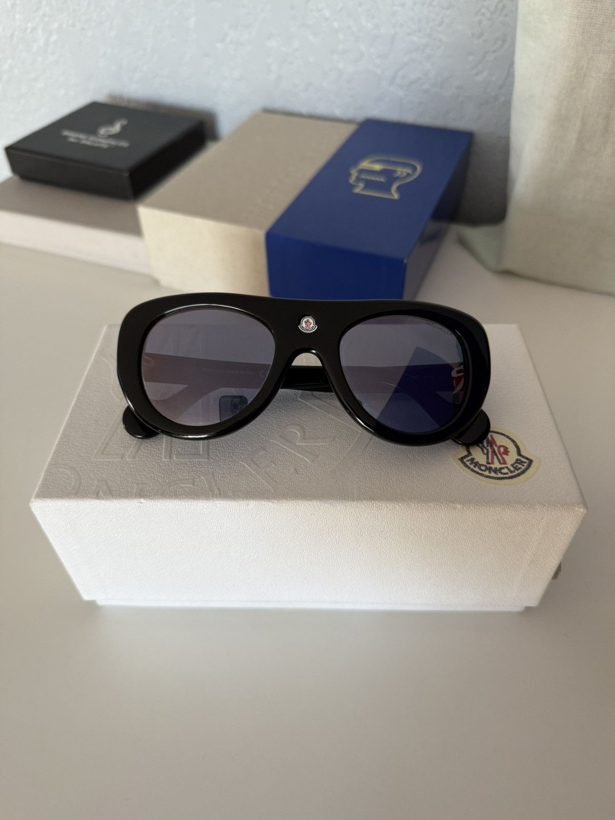 Moncler Moncler Snowcat ML 0002 Sunglasses (OS) Size ONE SIZE - 1 Thumbnail