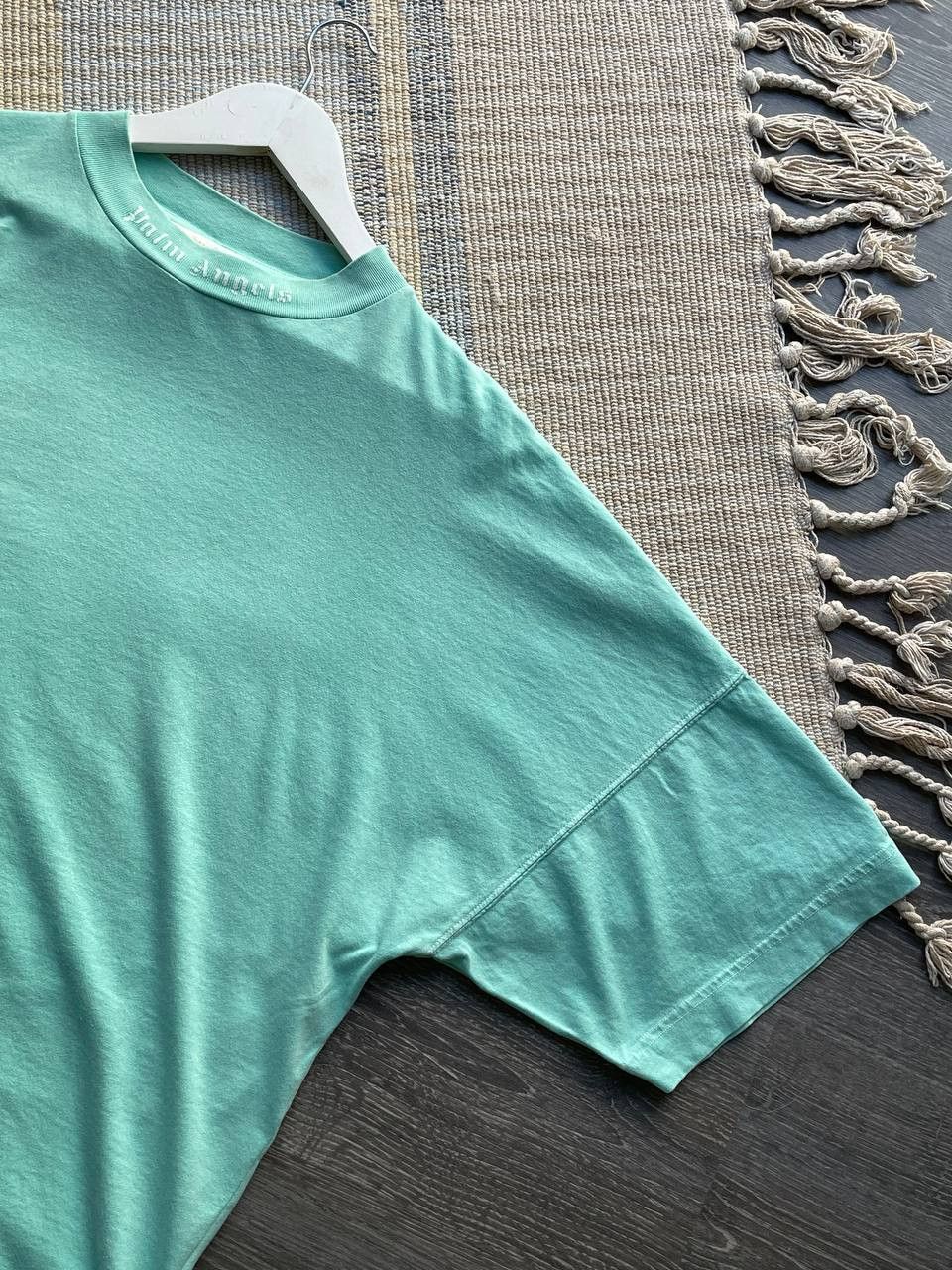 Palm Angels Palm Angels Turquoise Classic Back Logo Oversize Blue Tee Size US M / EU 48-50 / 2 - 7 Thumbnail
