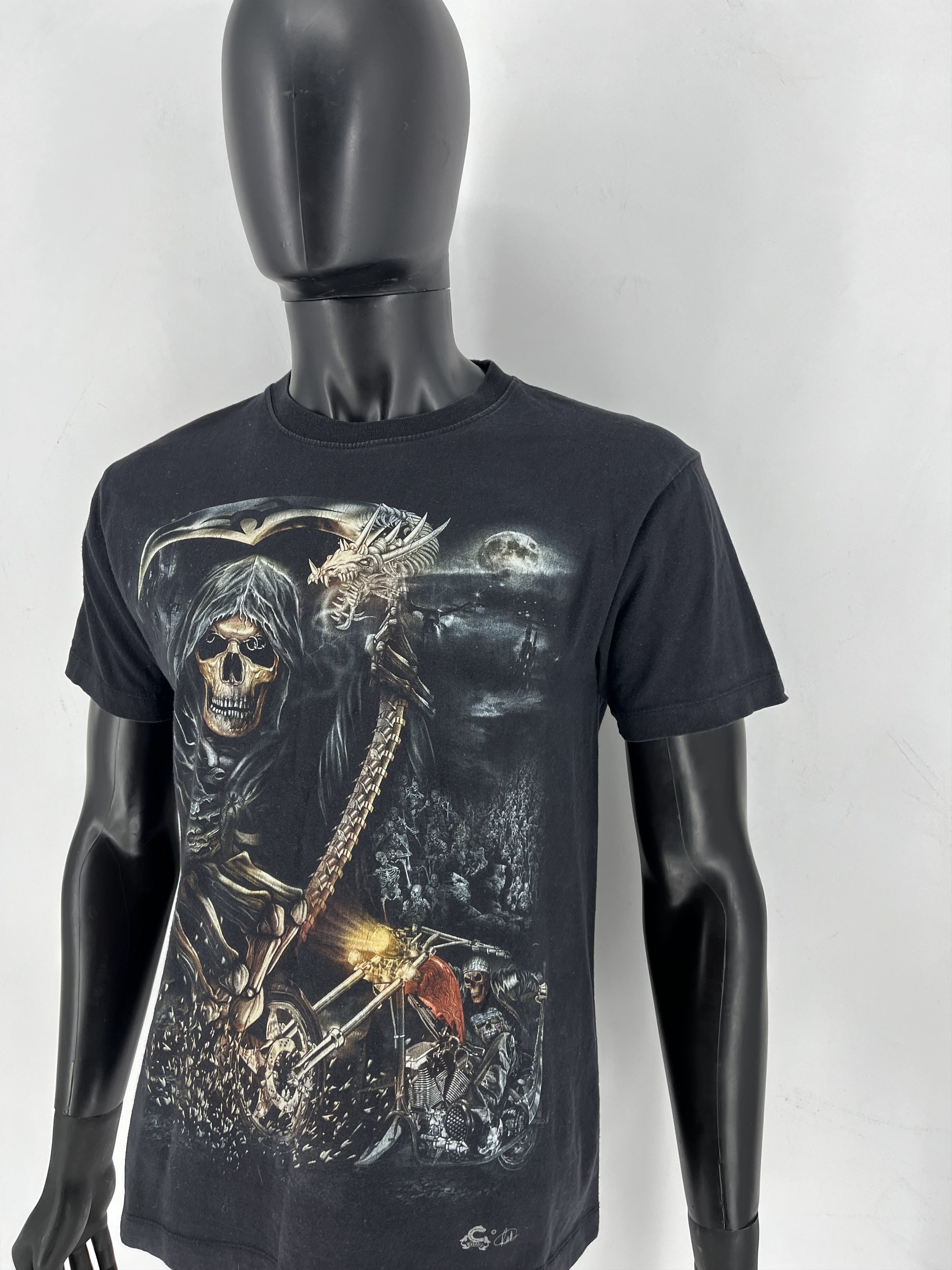 Band Tees Vintage Spiral Wild T Shirt Tee Skull Big Logo Baggy 90s Size US M / EU 48-50 / 2 - 9 Thumbnail
