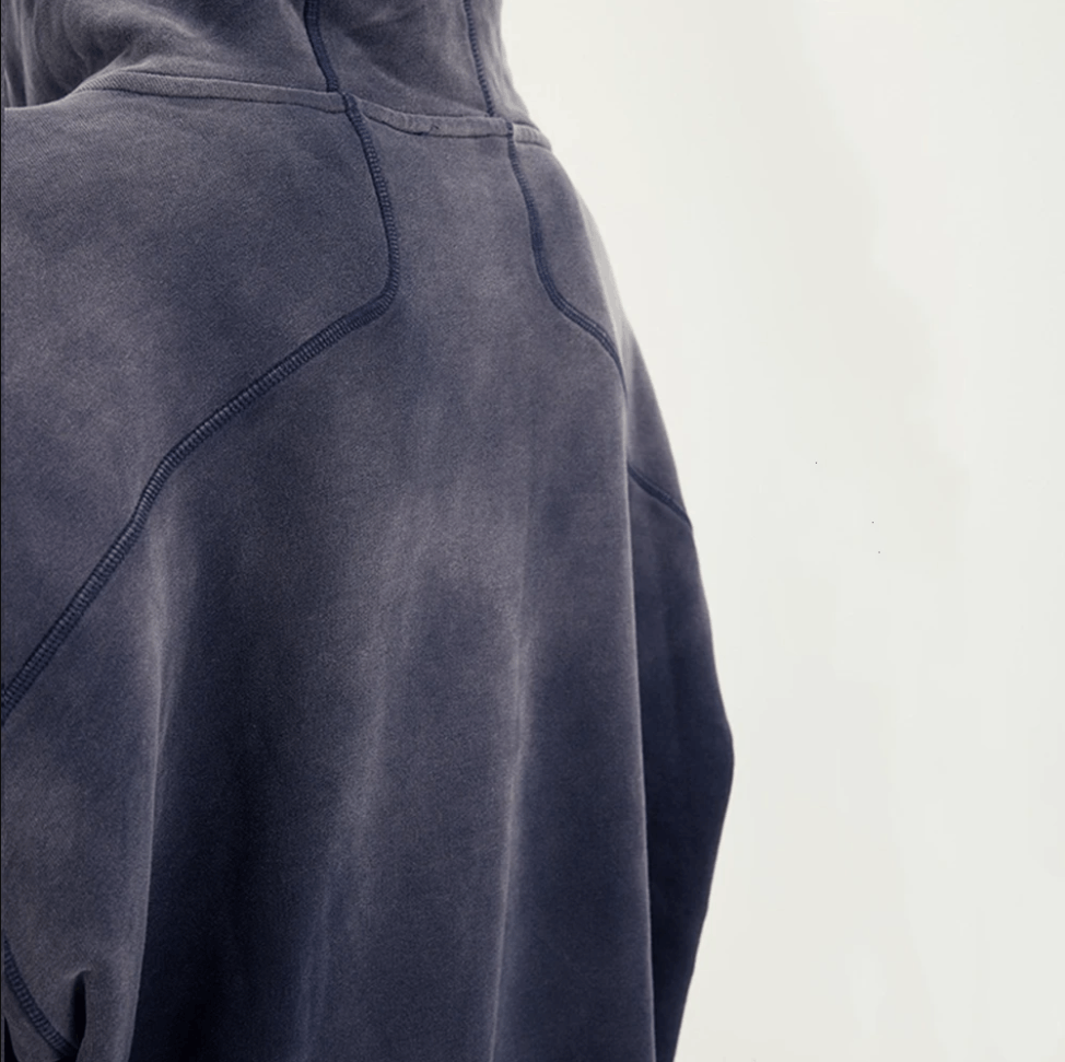 Japanese Brand StoneWashed Tie-Dyed Heavy Cotton Fleece Hoodie Stone Washed Size US L / EU 52-54 / 3 - 4 Thumbnail